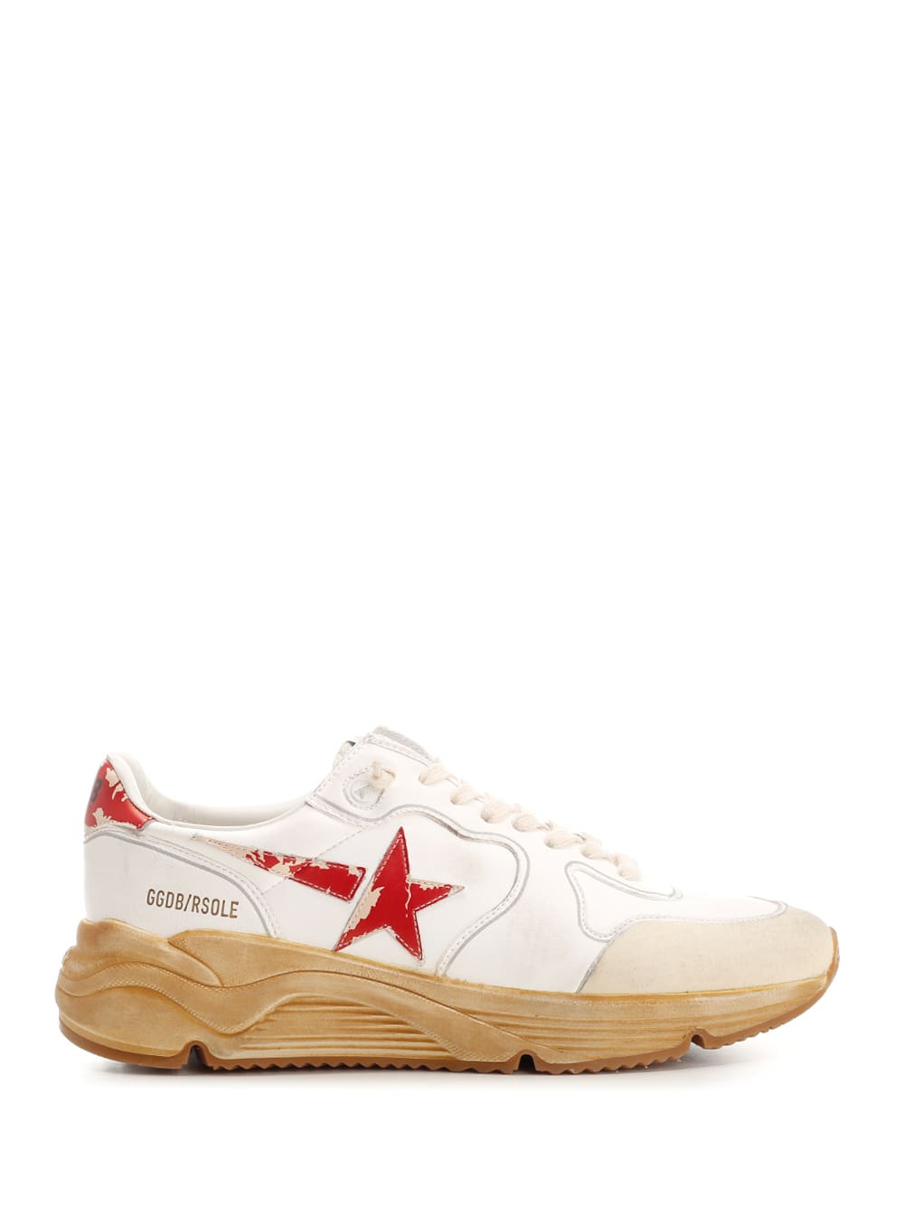 Golden Goose Running Sole Low-top Sneakers In White
