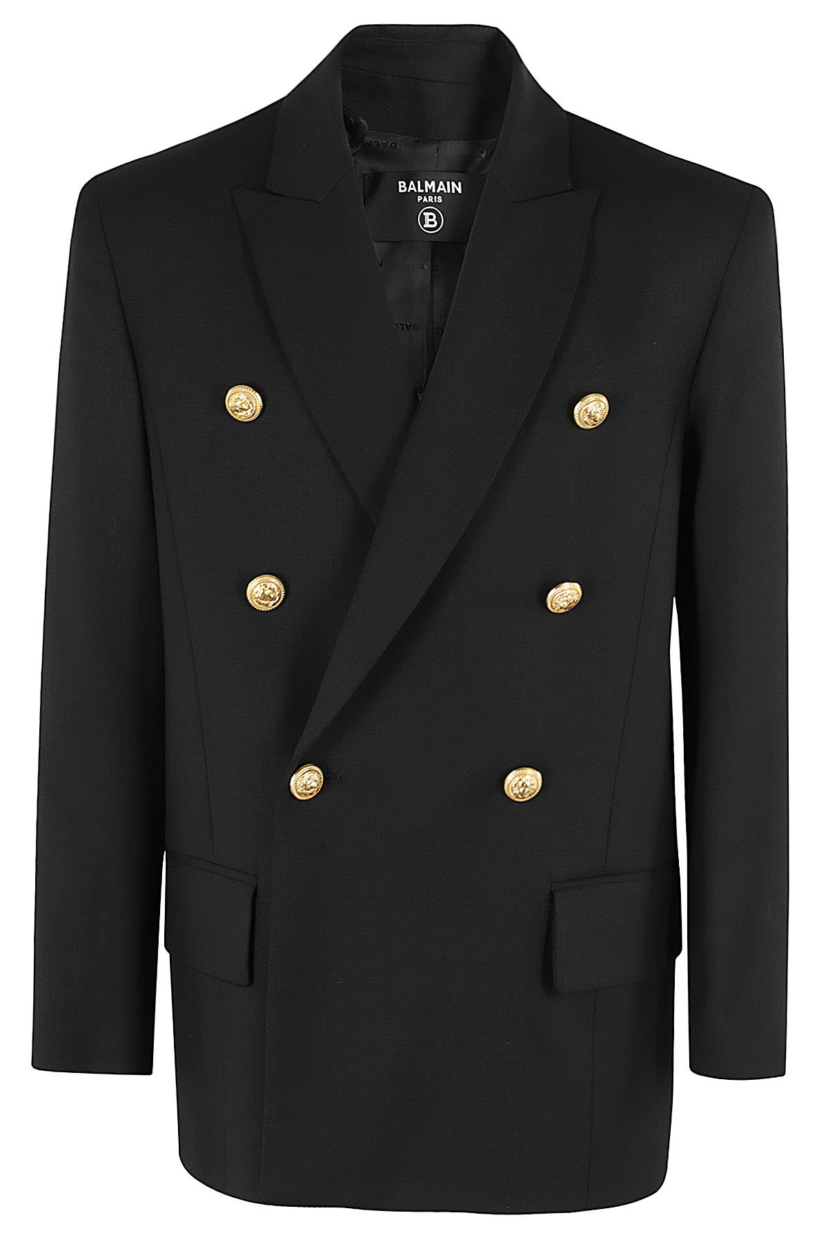 Shop Balmain Suit Jacket In Black
