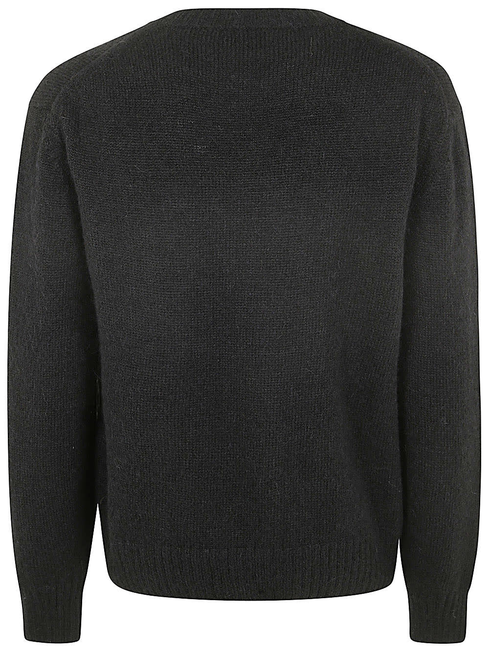 Shop Tom Ford Alpaca Blend Is Crew Neck Sweater In Black