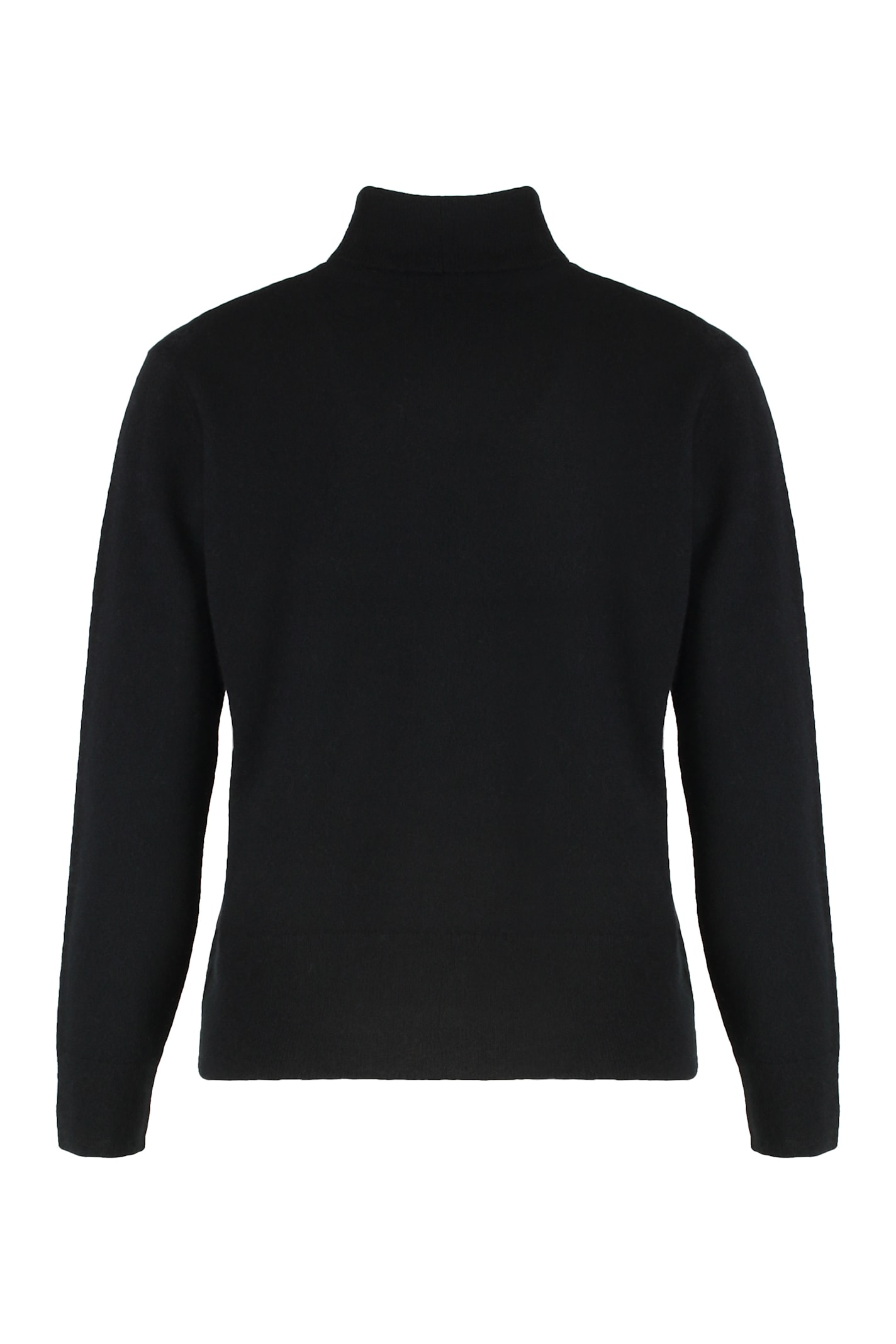 Vince Sweater With High Collar In Cashmere And Silk In Black