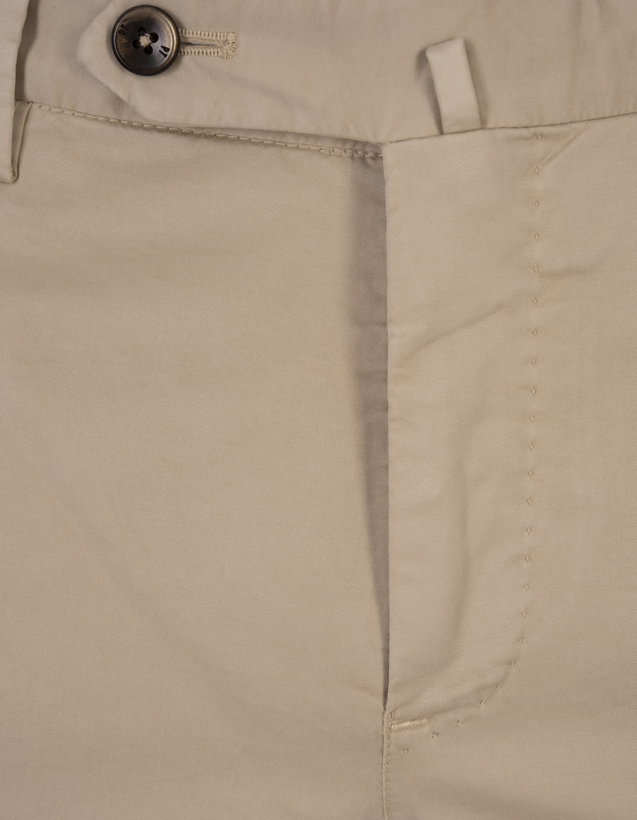 Shop Pt01 Beige Stretch Cotton Classic Trousers In Brown