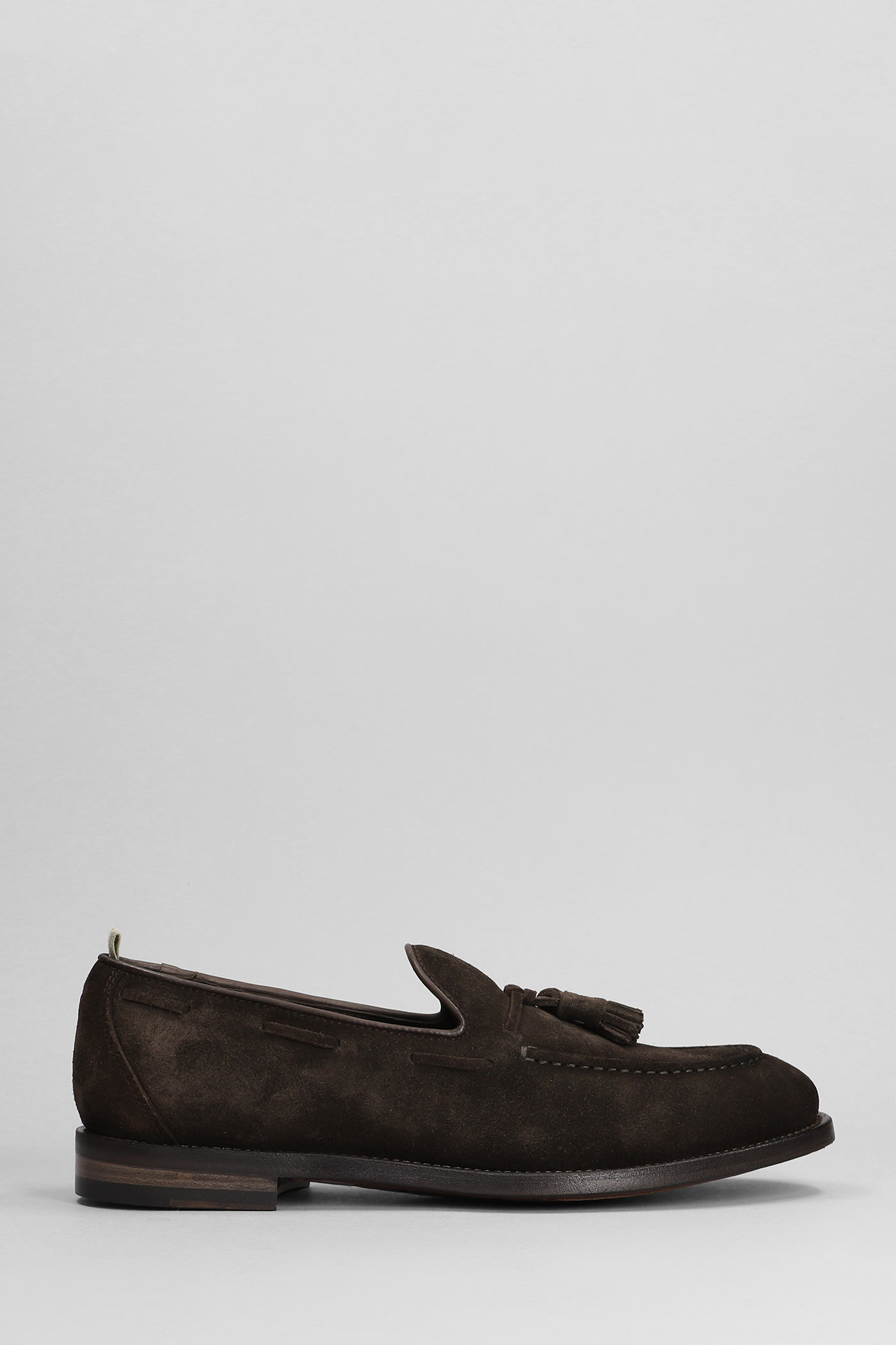 Officine Creative Tulane 004 Loafers In Brown Suede