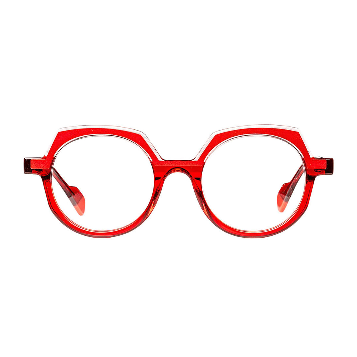 Matttew Octa 1735 Cristallo Rosso Glasses In Red