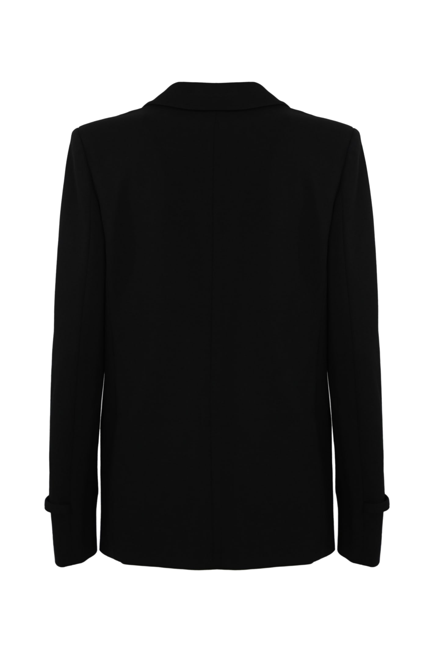 Shop Twinset Blazer With Oval T Strap In Black