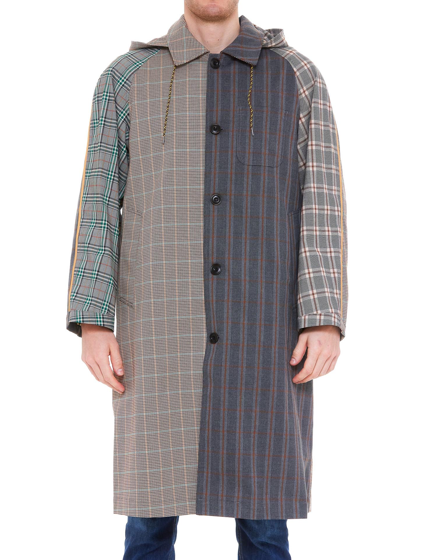 Andersson Bell Checked Raglan Coat