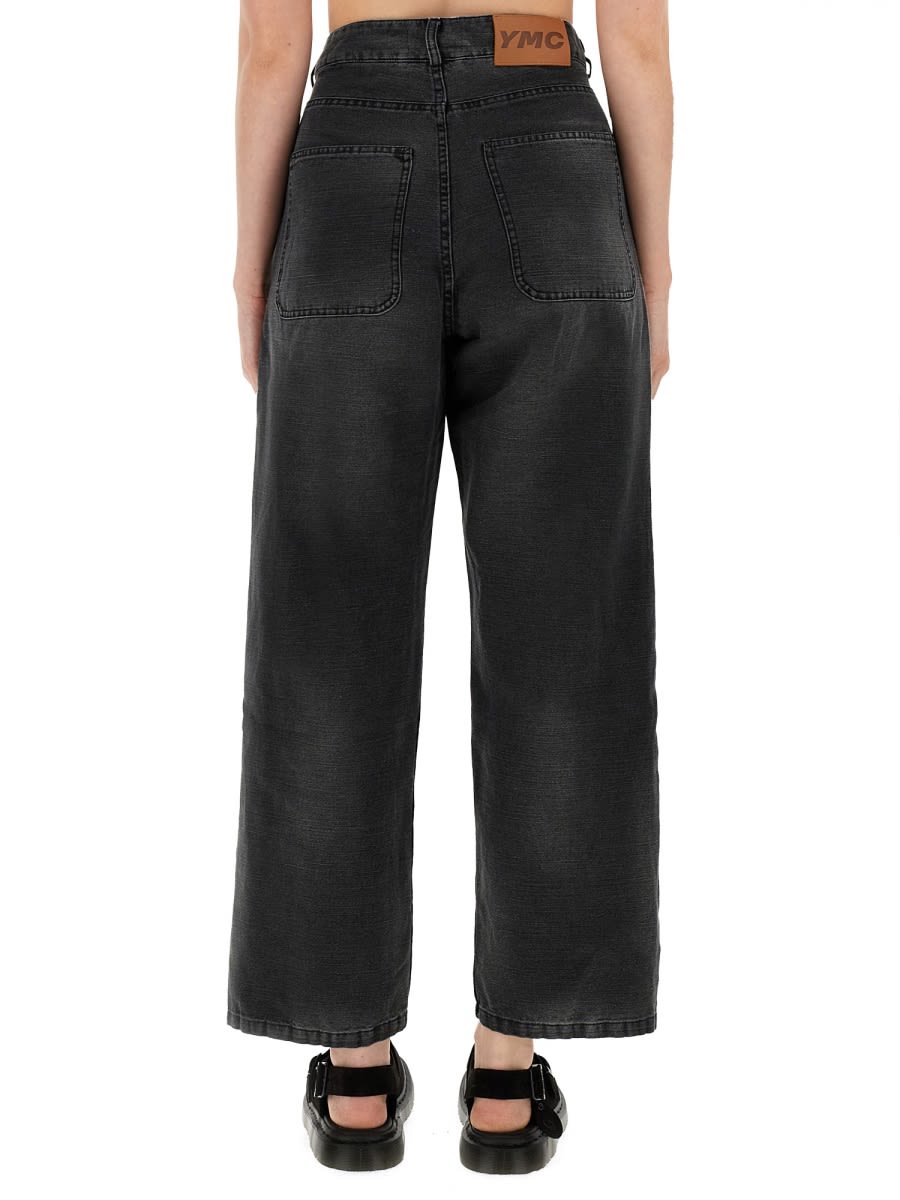 Shop Ymc You Must Create Jeans Silver In Black