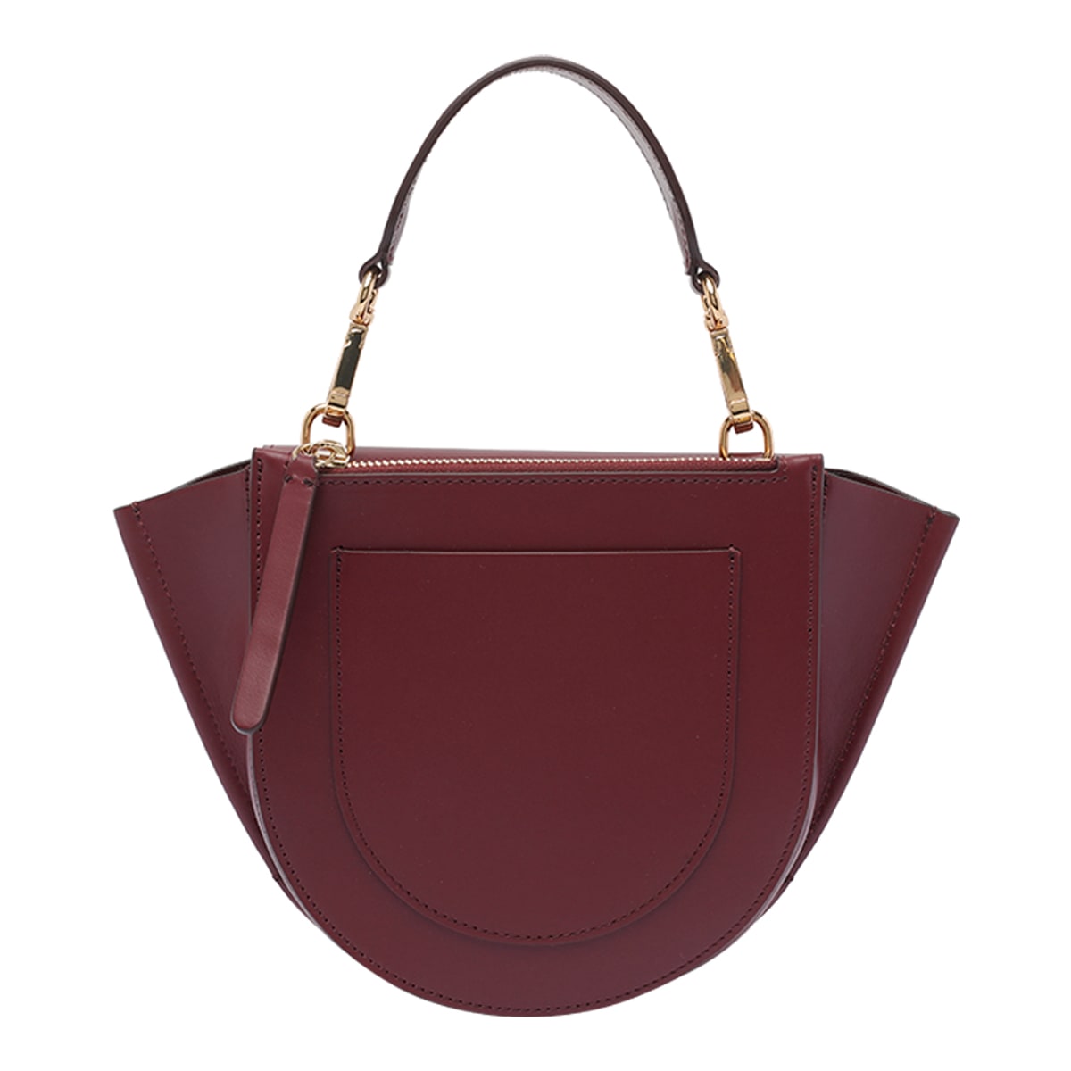 Wandler Mini Hortensia Top-handle Cross Body Bag In Red