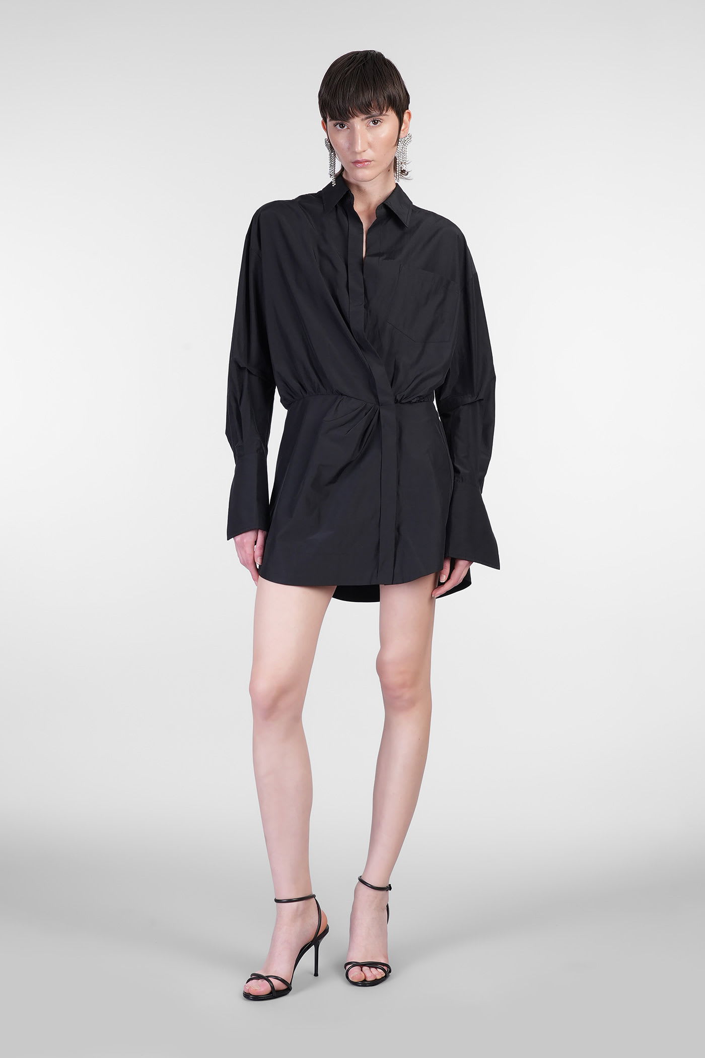 The Andamane Whitelotus Mini In Black Cotton In Black