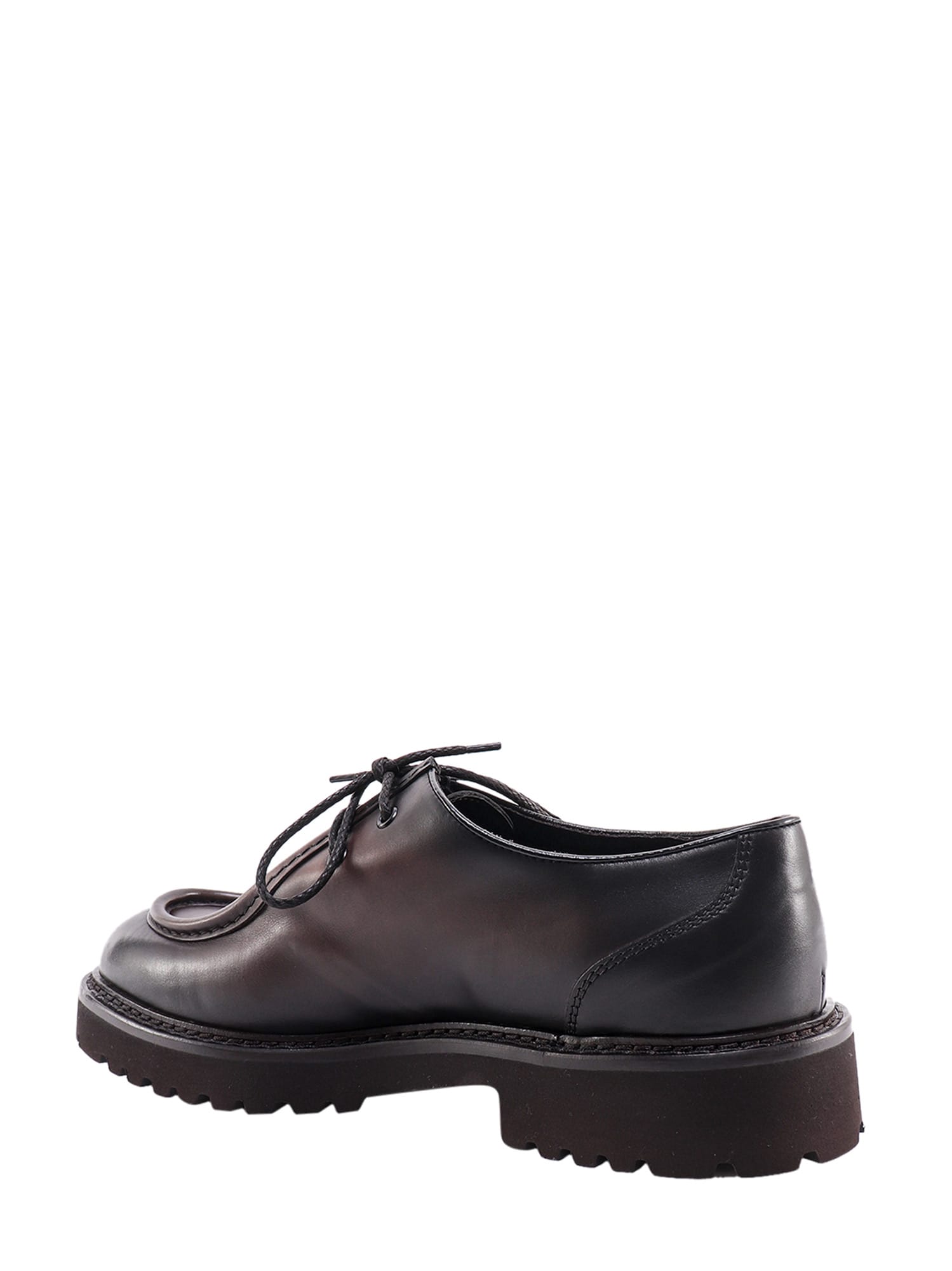 Shop Doucal's Lace-up Shoe In Moro