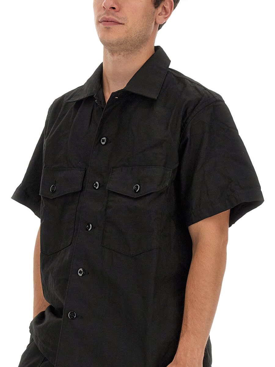 Needles Short Sleeve Shirt In Black