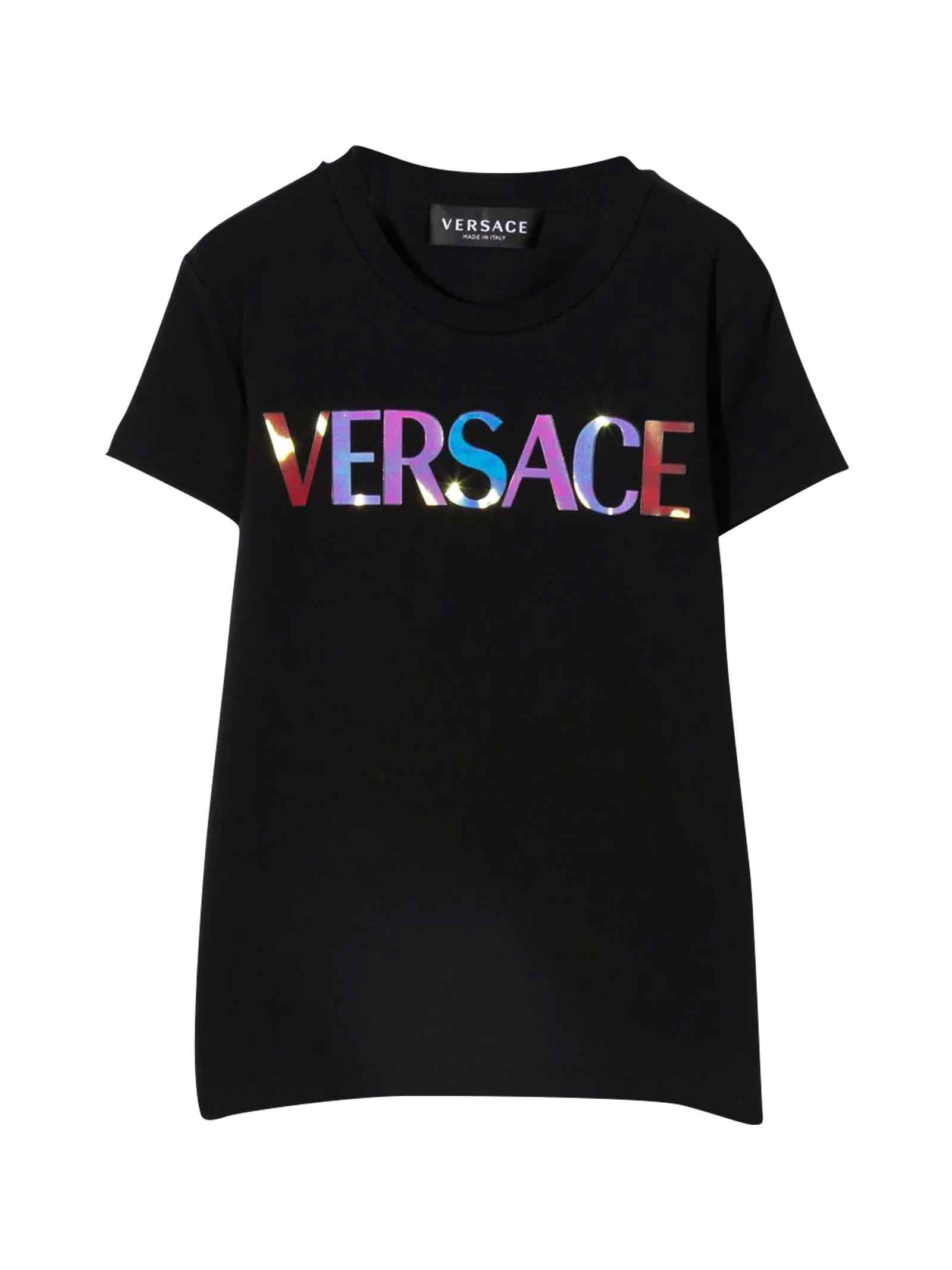 Versace Young Unisex Black T-shirt