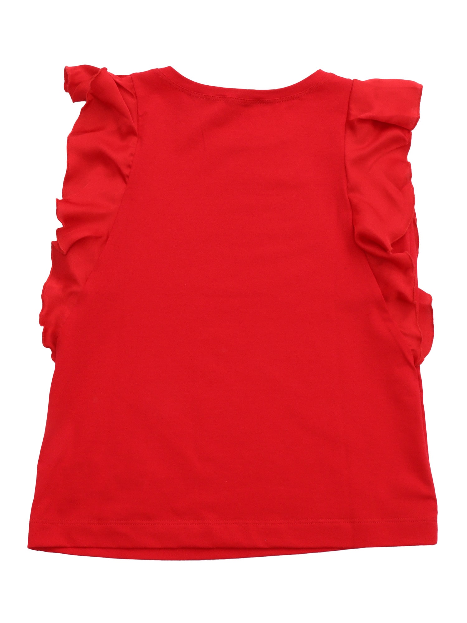 Monnalisa Jersey Top In Red