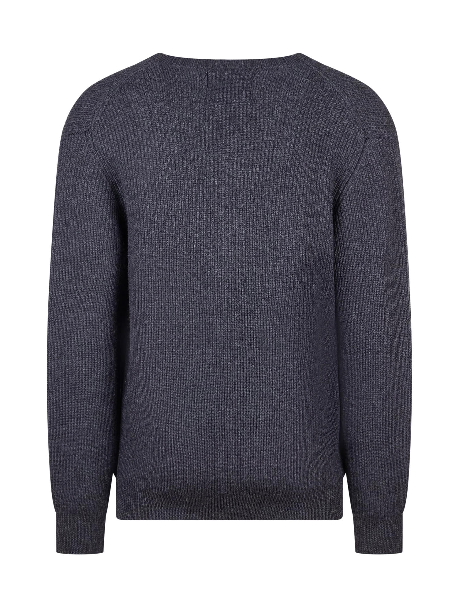 Shop Seven Gauge Merino Sweater In Grigio