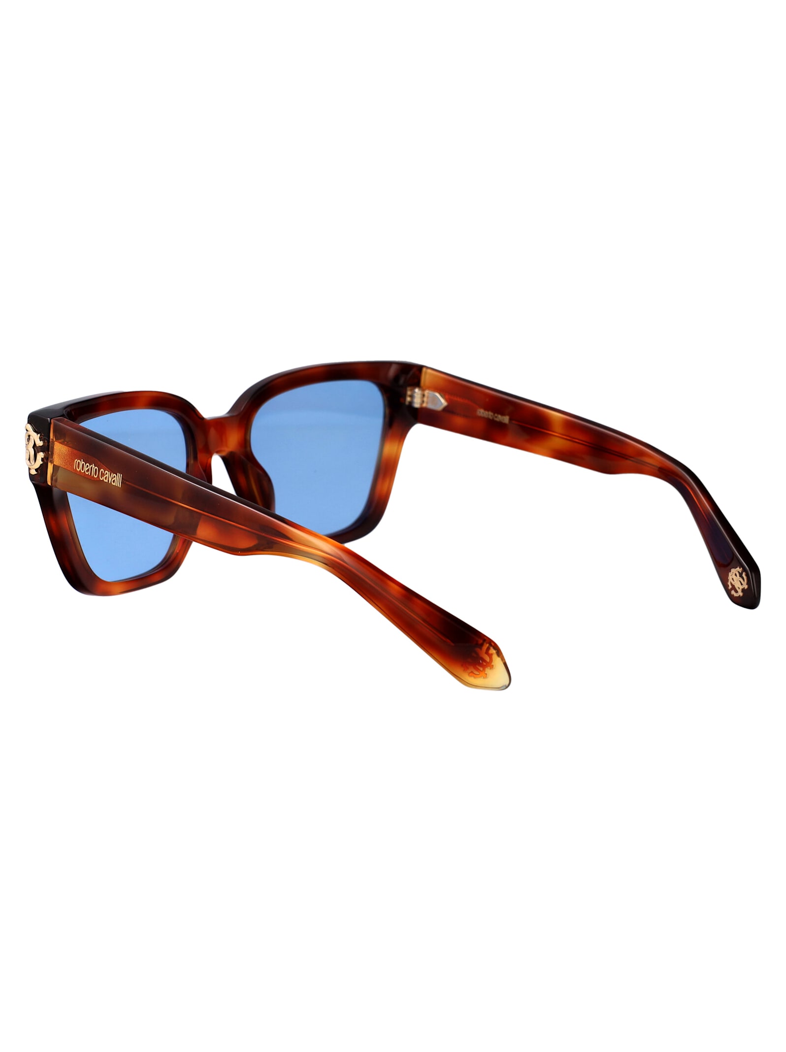 Roberto Cavalli Src066m Sunglasses In Havana Chiara Lucida