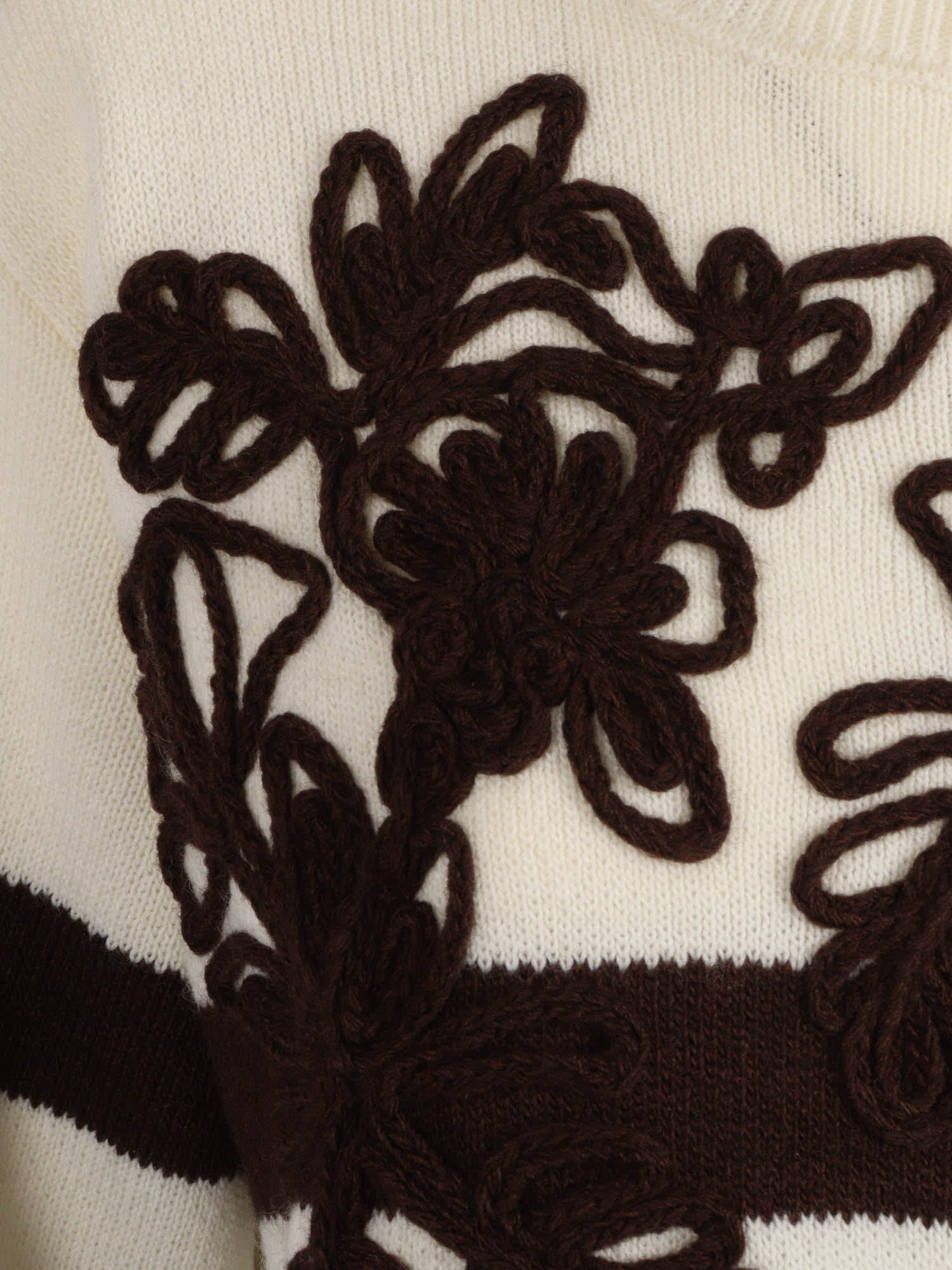 Ermanno Ermanno Scervino High Neck Sweater In White