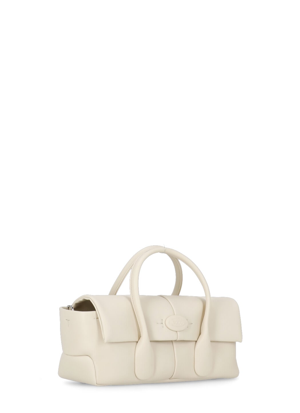 Shop Tod's Leather Bag In Ivory
