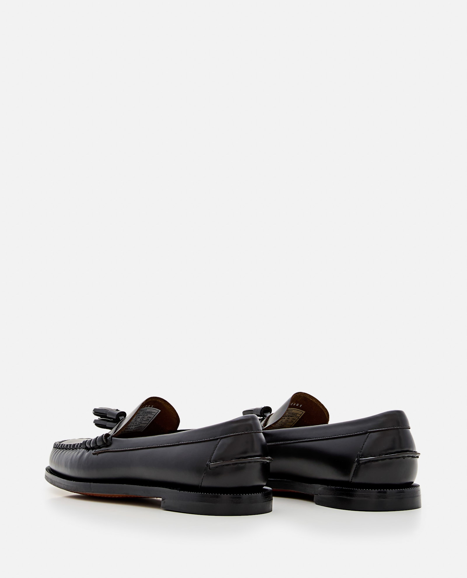Sebago Dan Classic Leather Tassel Penny Loafers In Black