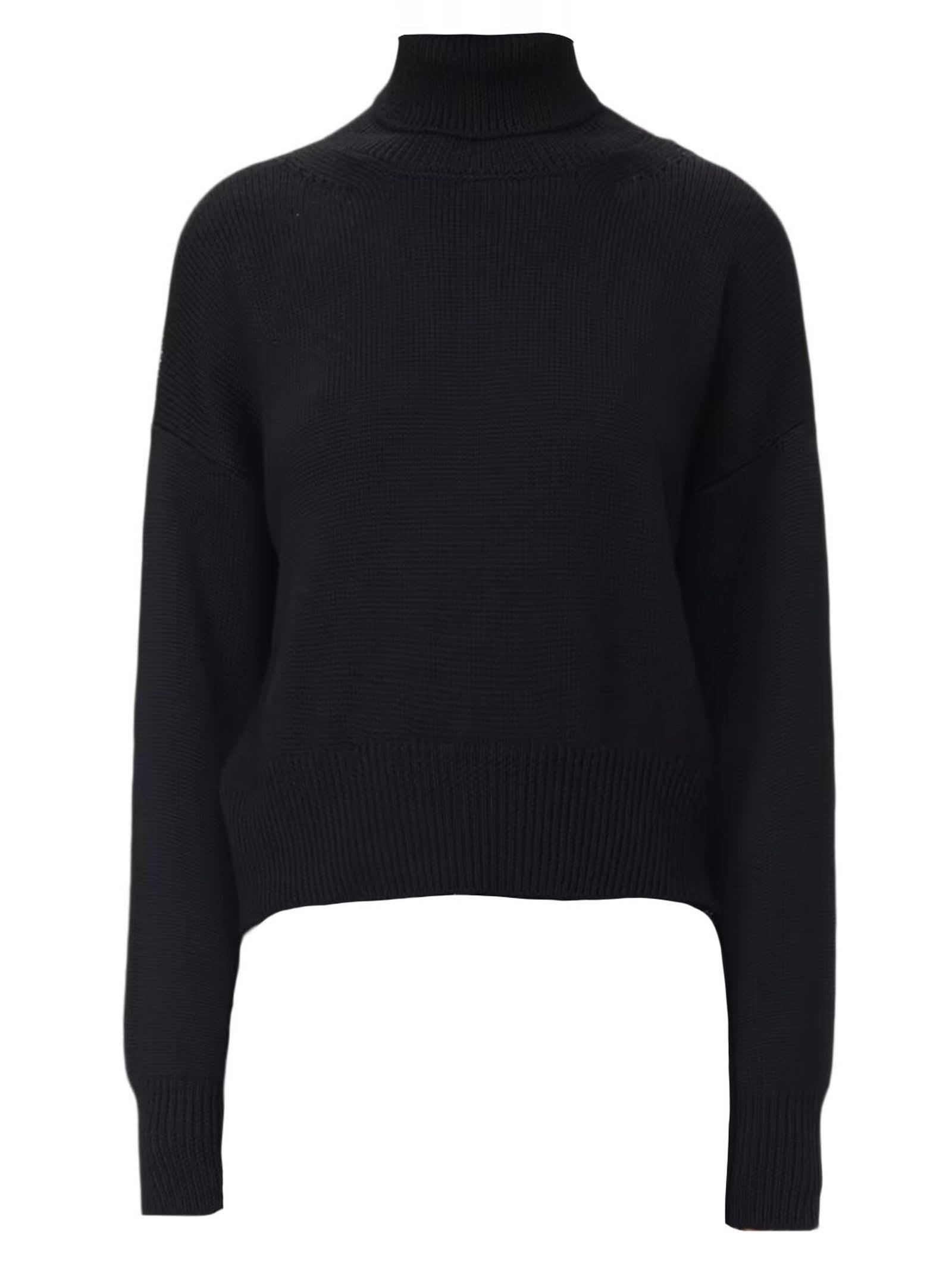 Dondup Black Wool Dolcevita Sweater