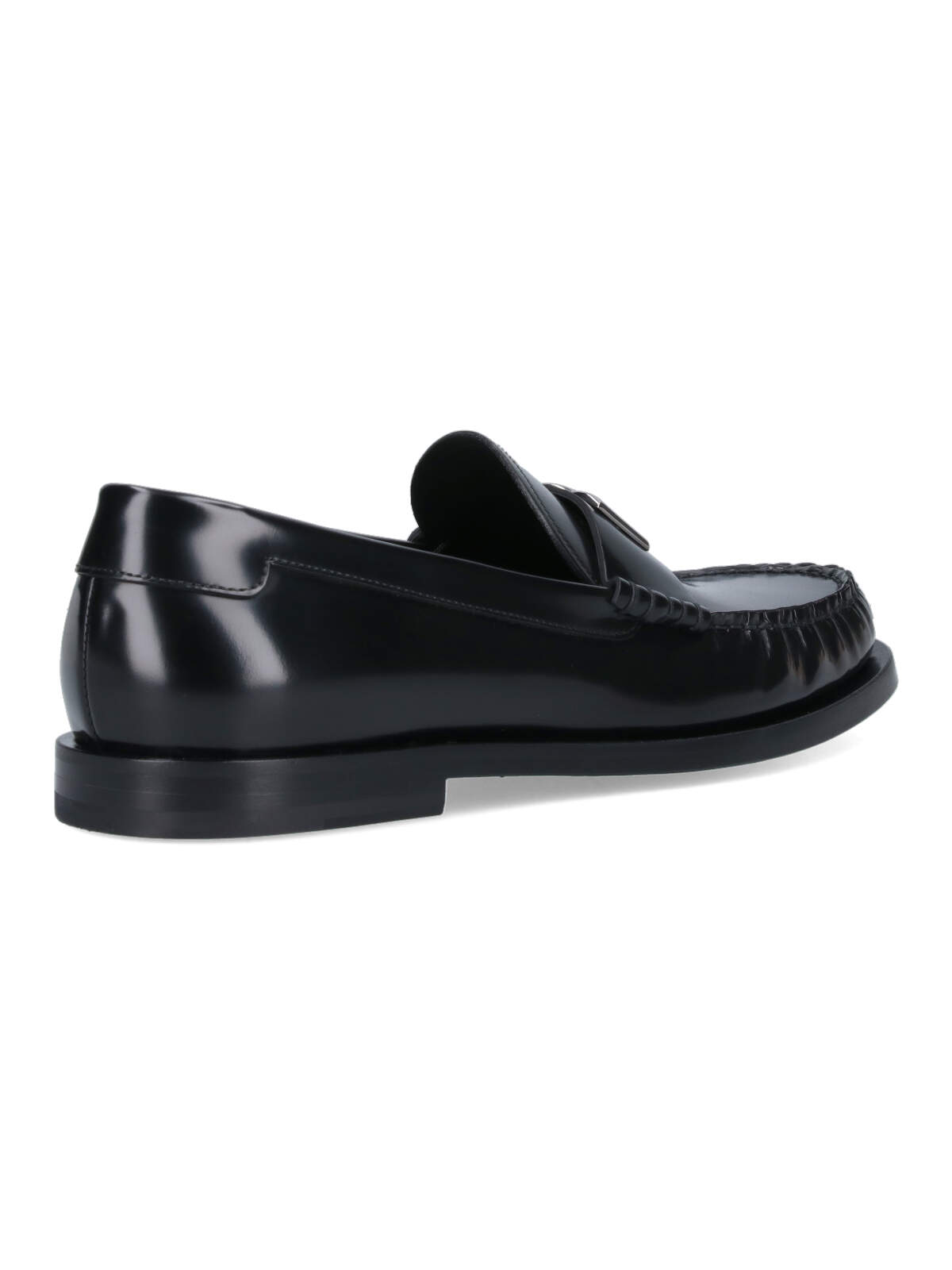 Shop Dolce & Gabbana Dg Loafers In Black