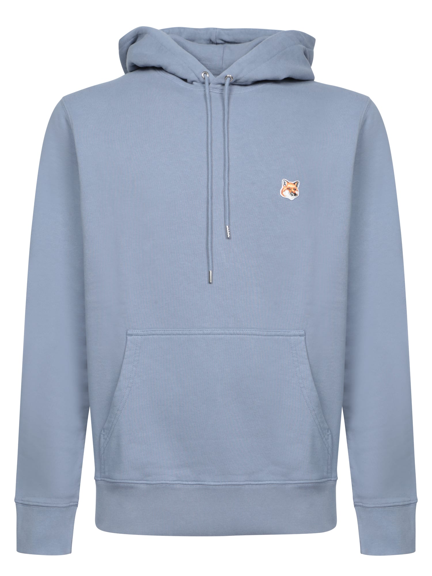 Maison Kitsuné Fox Head Light Blue Sweatshirt