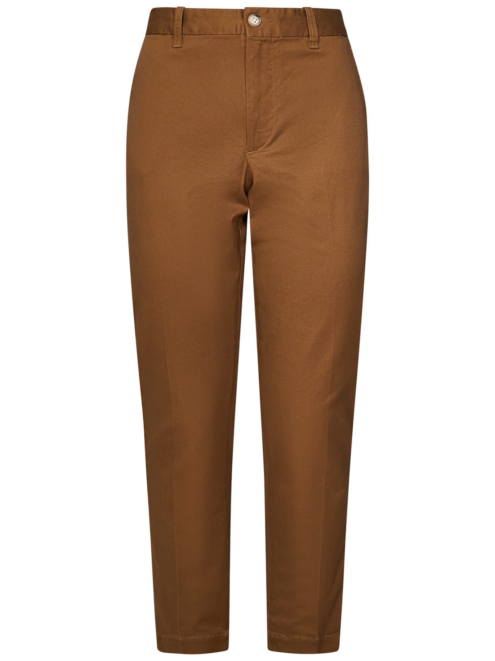 Shop Polo Ralph Lauren Trousers In Brown