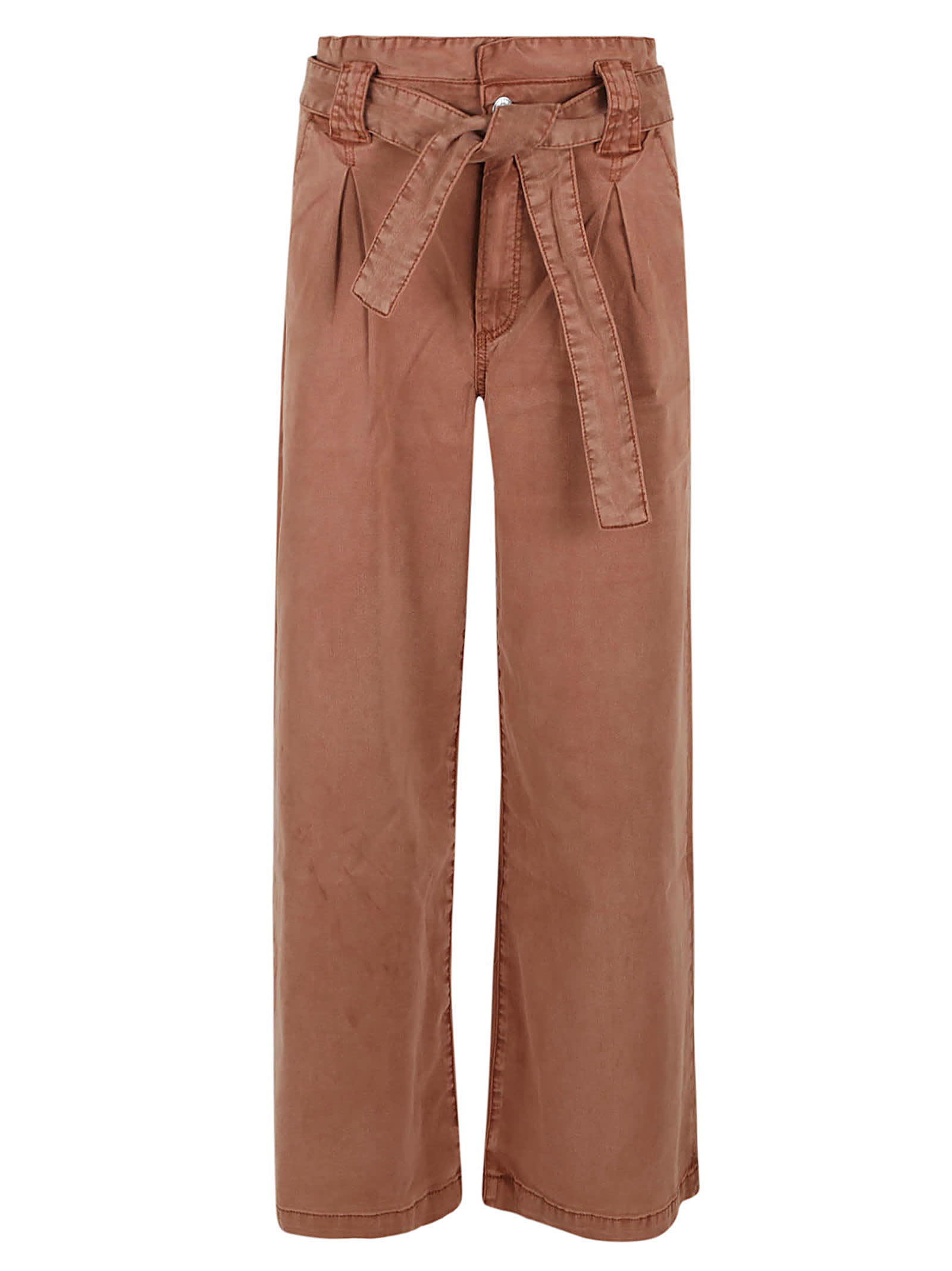 PAIGE Harper Wide-Leg Flutter-Waist Pants