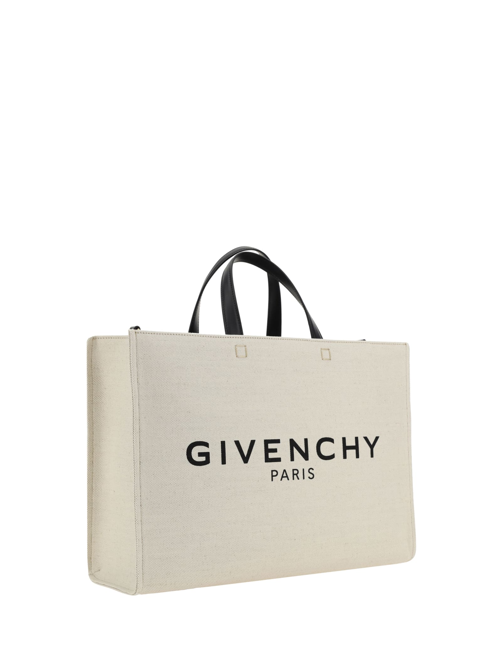 Shop Givenchy G-tote Handbag In Beige/black