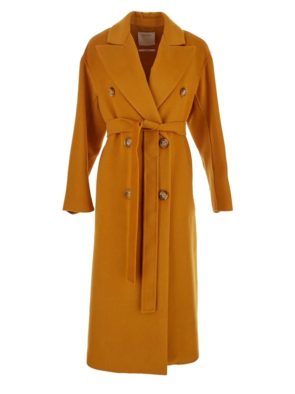 Sportmax Coats In Yellow