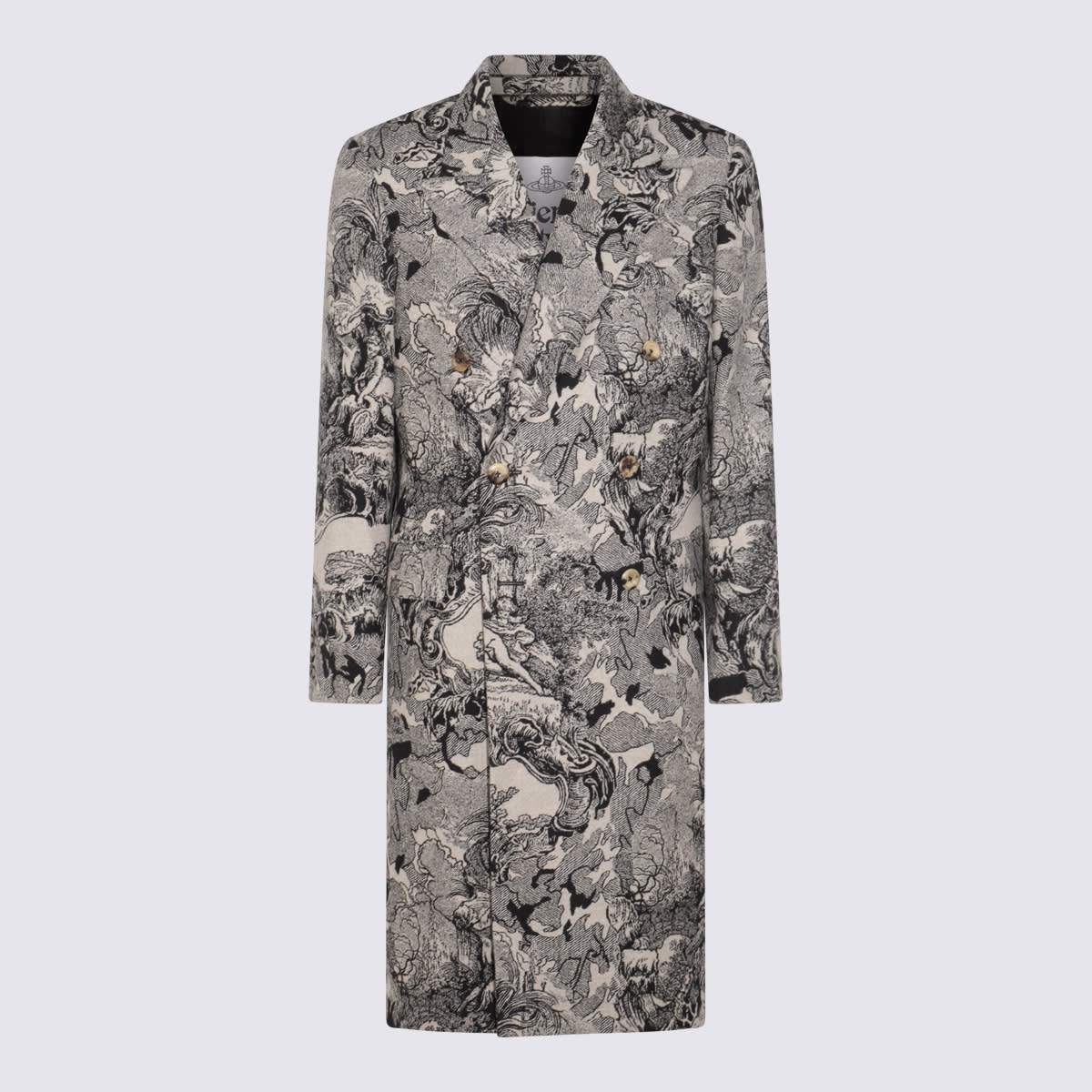 Multicolor Wool Coat