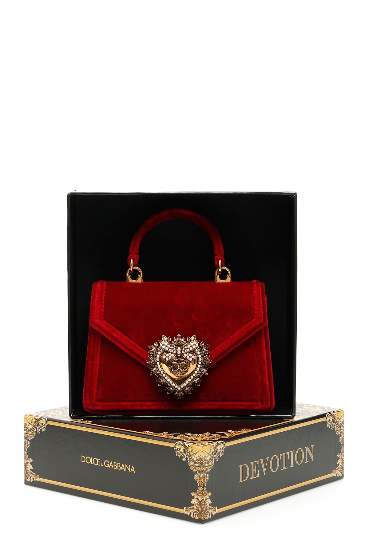 Dolce & Gabbana Dolce & Gabbana Small Devotion Bag AMARENA (Red