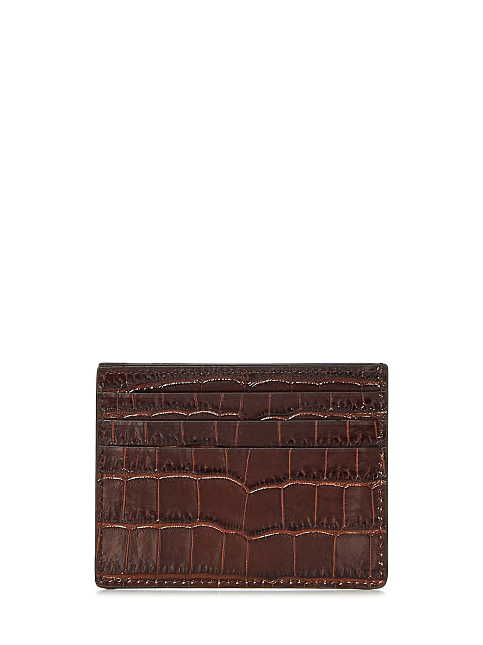 Shop Tom Ford T Line Wallet In Brown