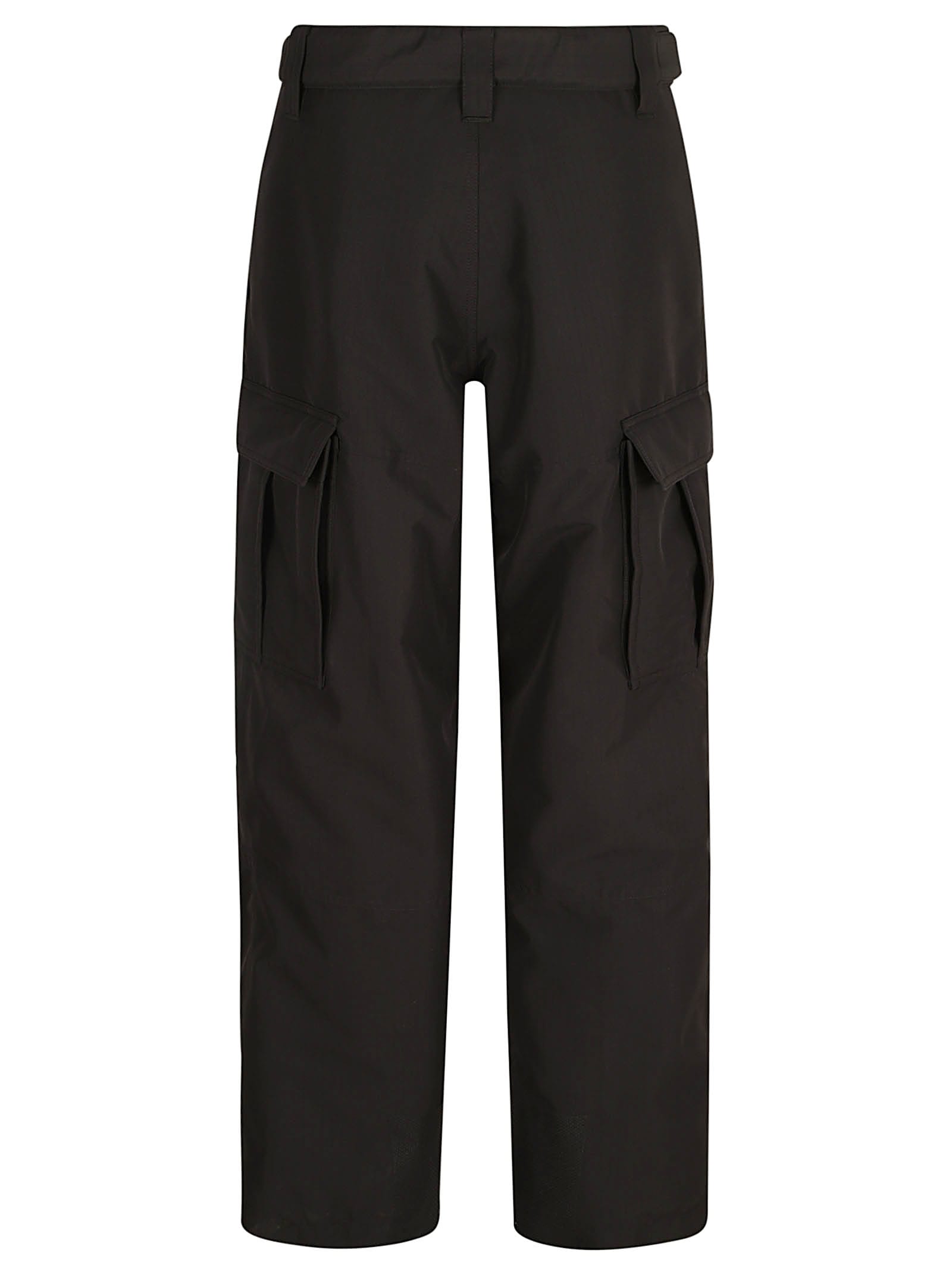Shop Balenciaga Cargo Straight Trousers In Black