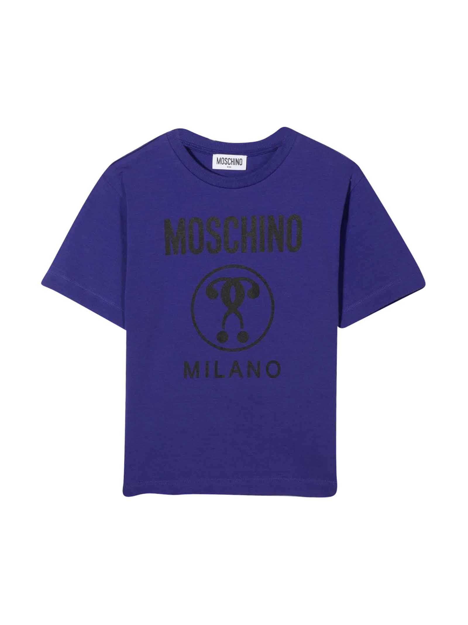 Moschino Purple T-shirt Unisex