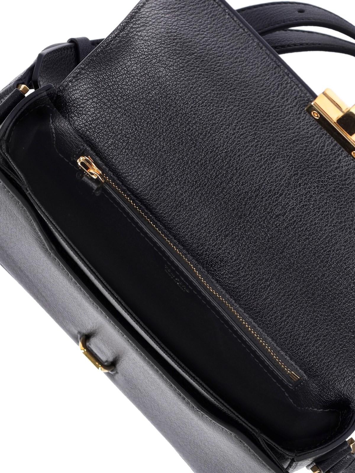 Shop Tom Ford Monarch Crossbody Bag In Black