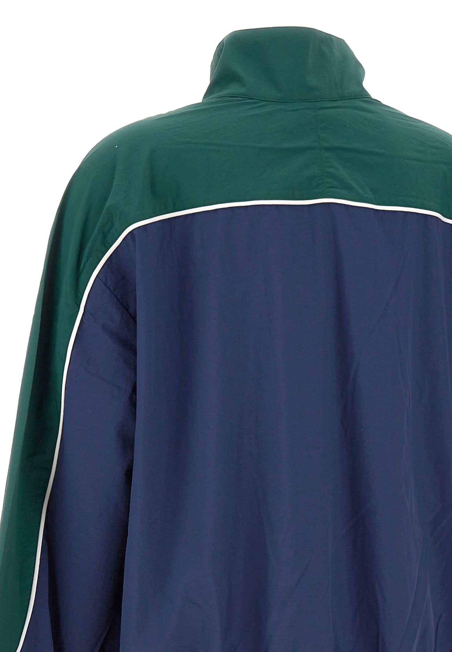 Shop New Balance Sportswears Greatest Hits Jacket In Blue/green