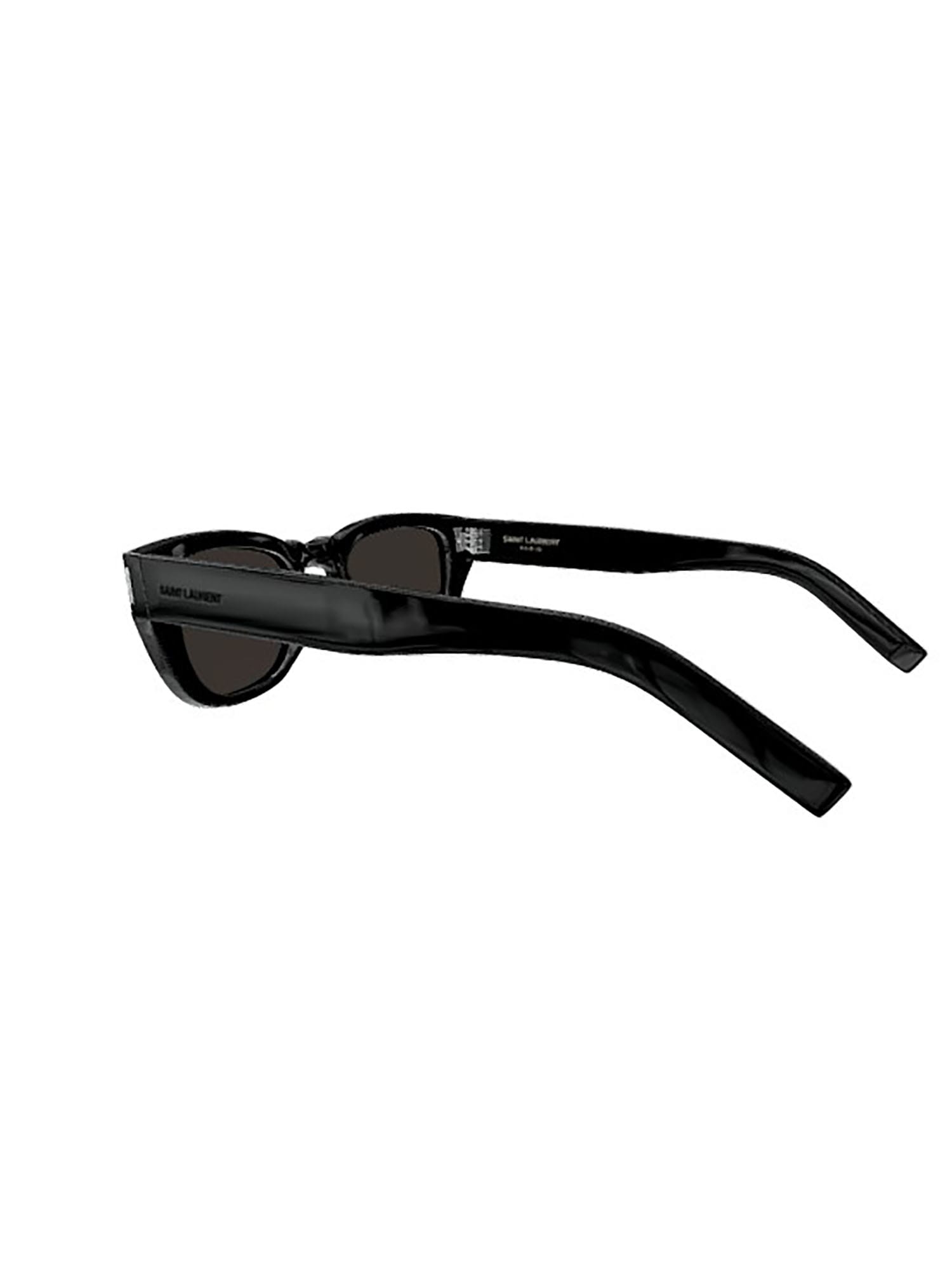 Shop Saint Laurent Sl 601 Sunglasses In Black Black Black
