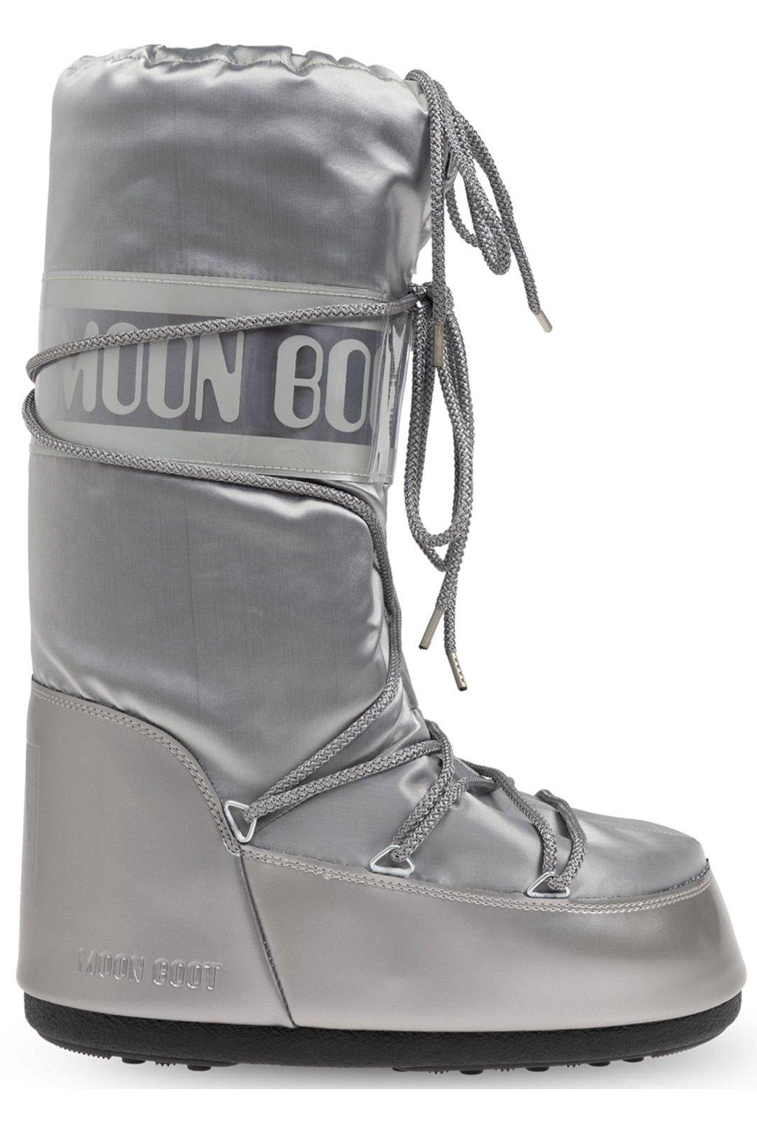 Shop Moon Boot Icon Glance Satin Lace-up Snow Boots