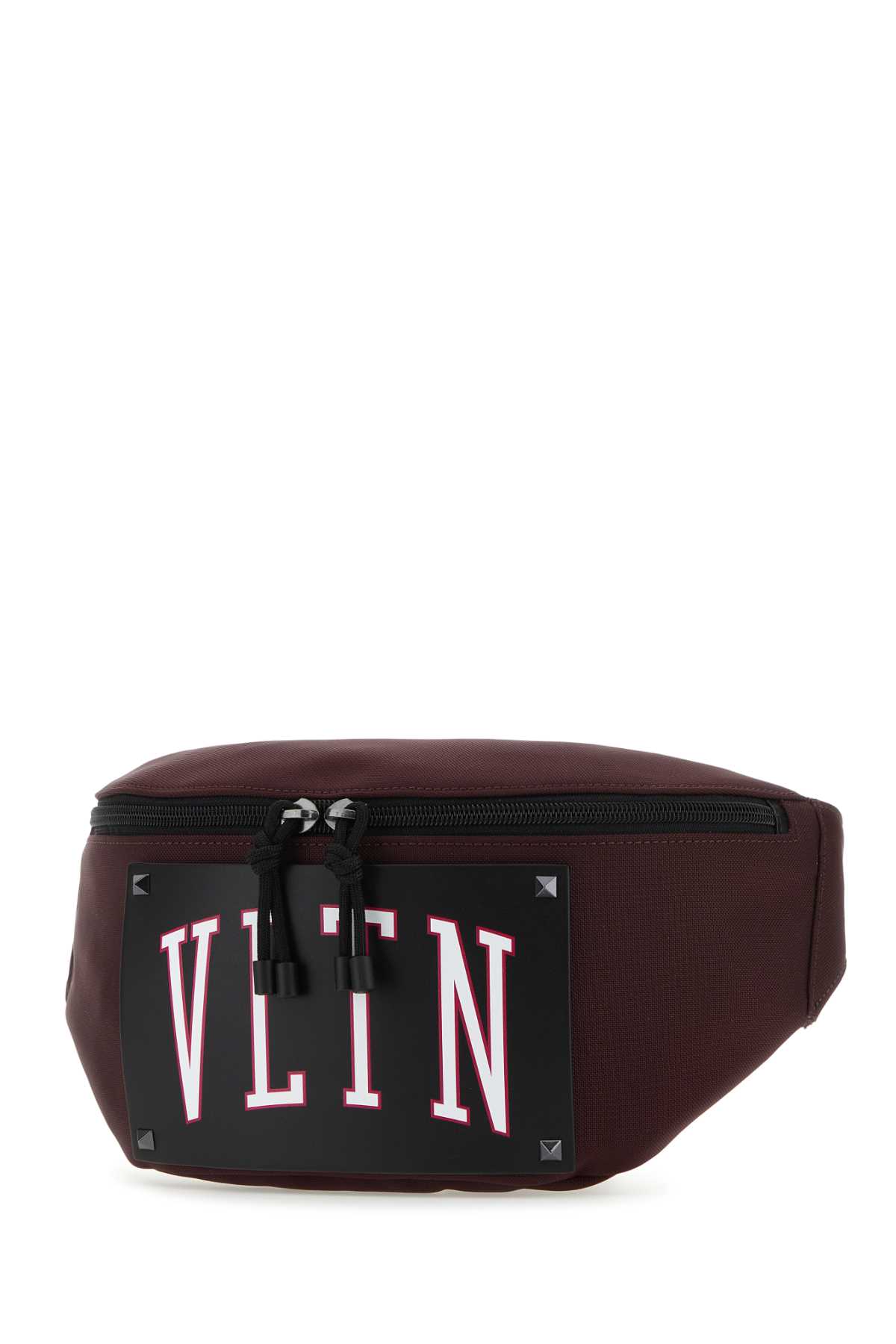 Valentino Garavani Grape Fabric Vltn Belt Bag In Uyn
