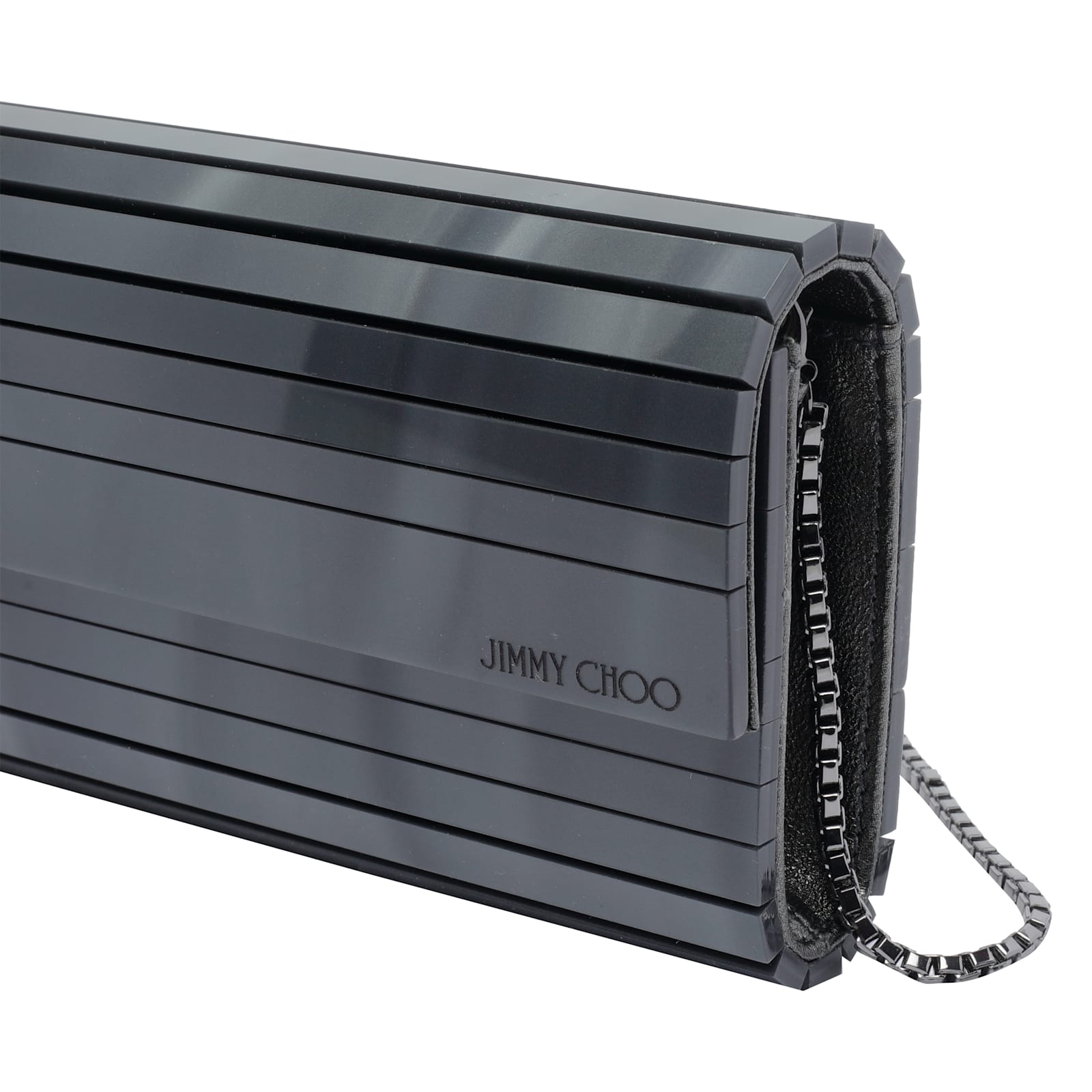 Jimmy Choo Sweetie Pochette In Gray