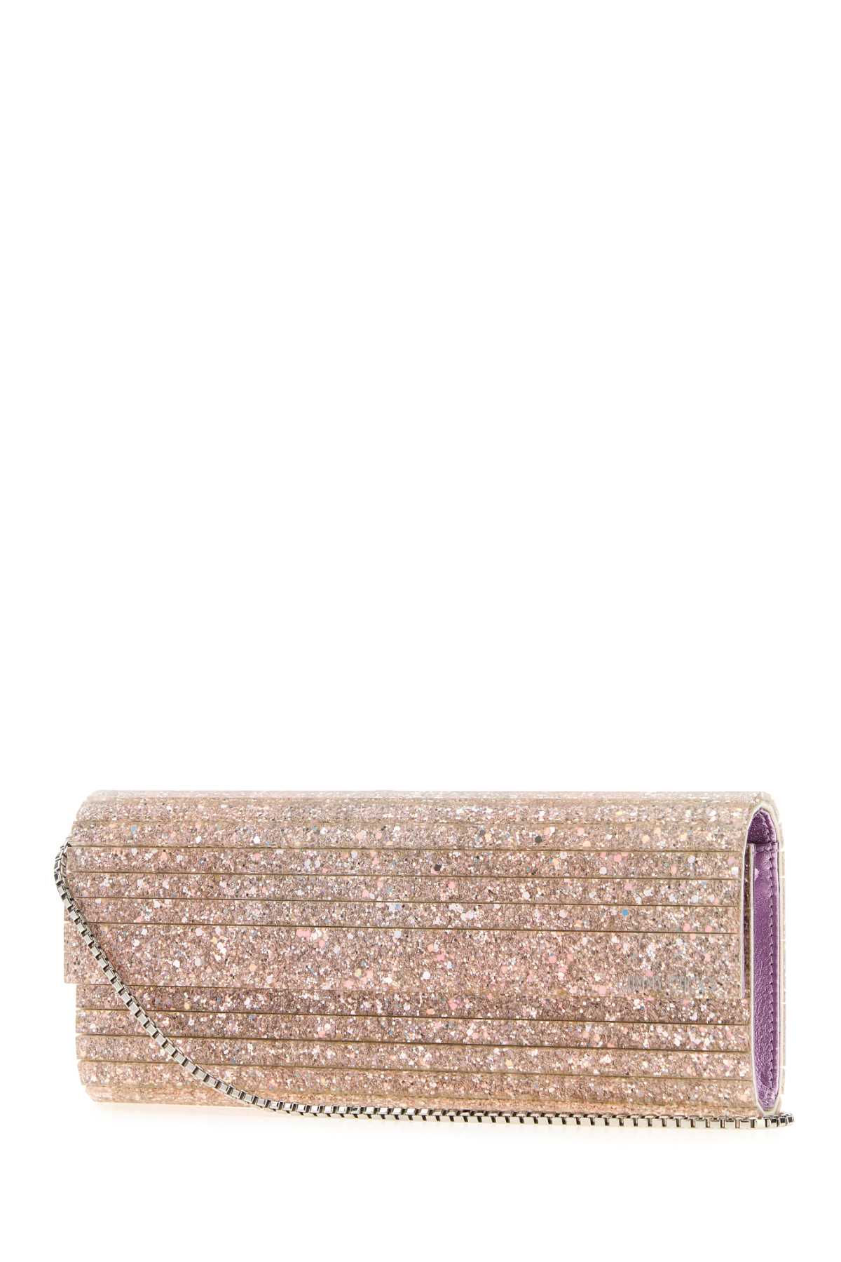 Jimmy Choo Clutch Sweetie In Acrilico Decorato Donna In Pink