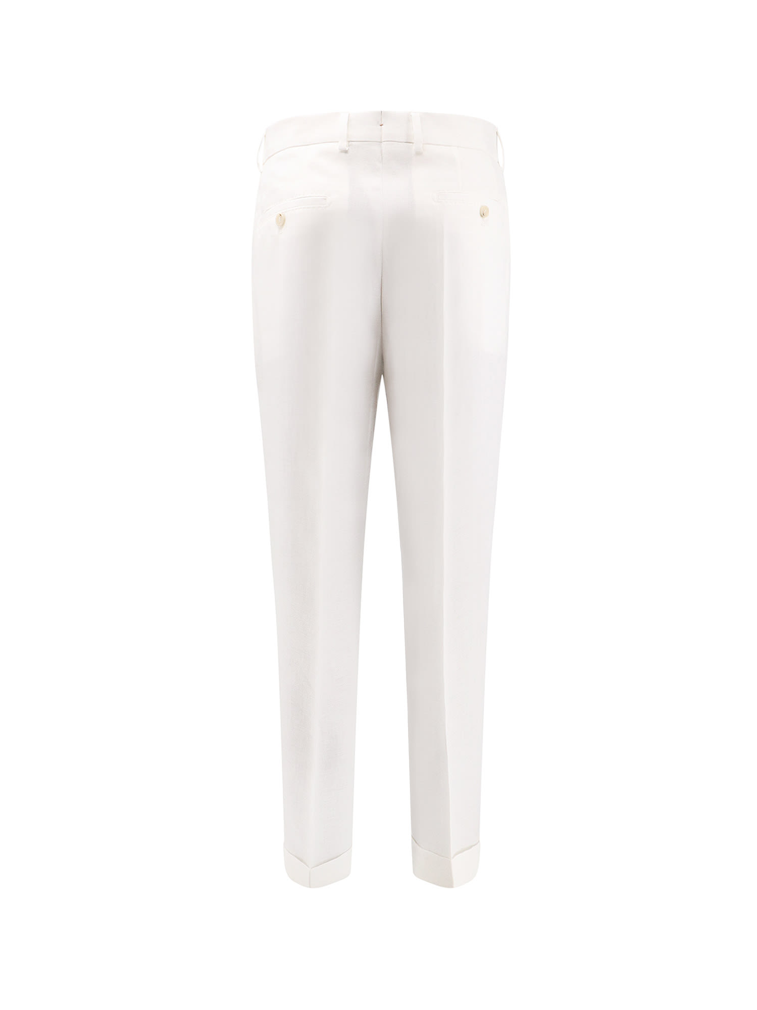 Shop Hugo Boss Trouser In White