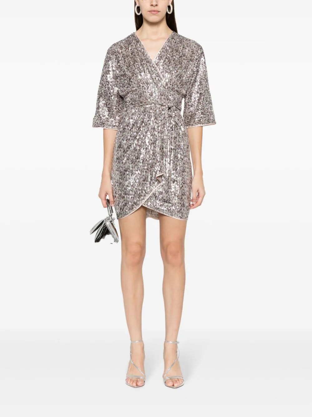 Shop Diane Von Furstenberg Barrington Dress In Sequin Leopard