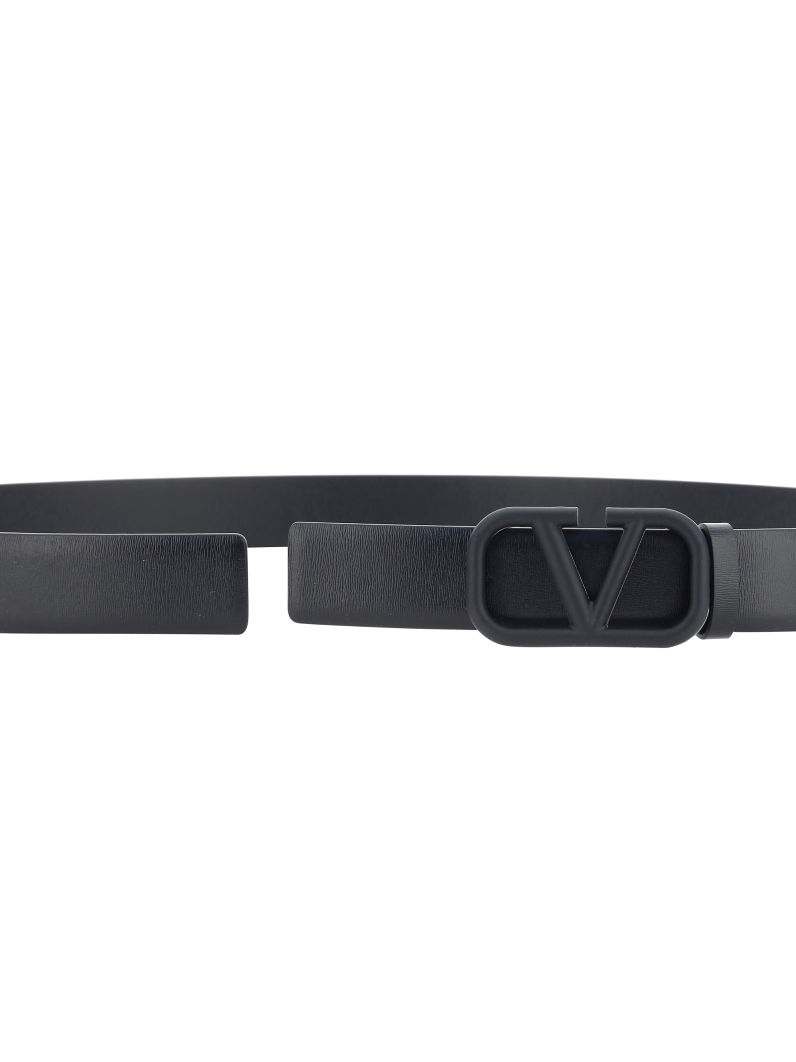 Shop Valentino Belt In Black