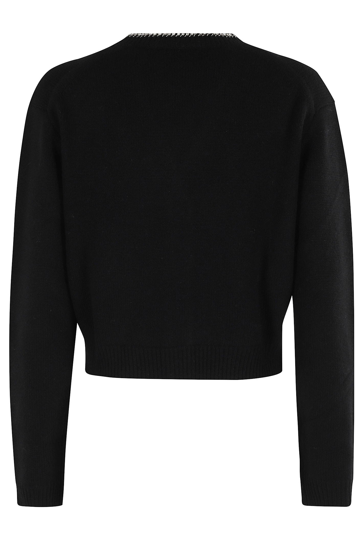 Semicouture Semi Couture Semi Couture Cardigan With Clarinda Pattern In Black