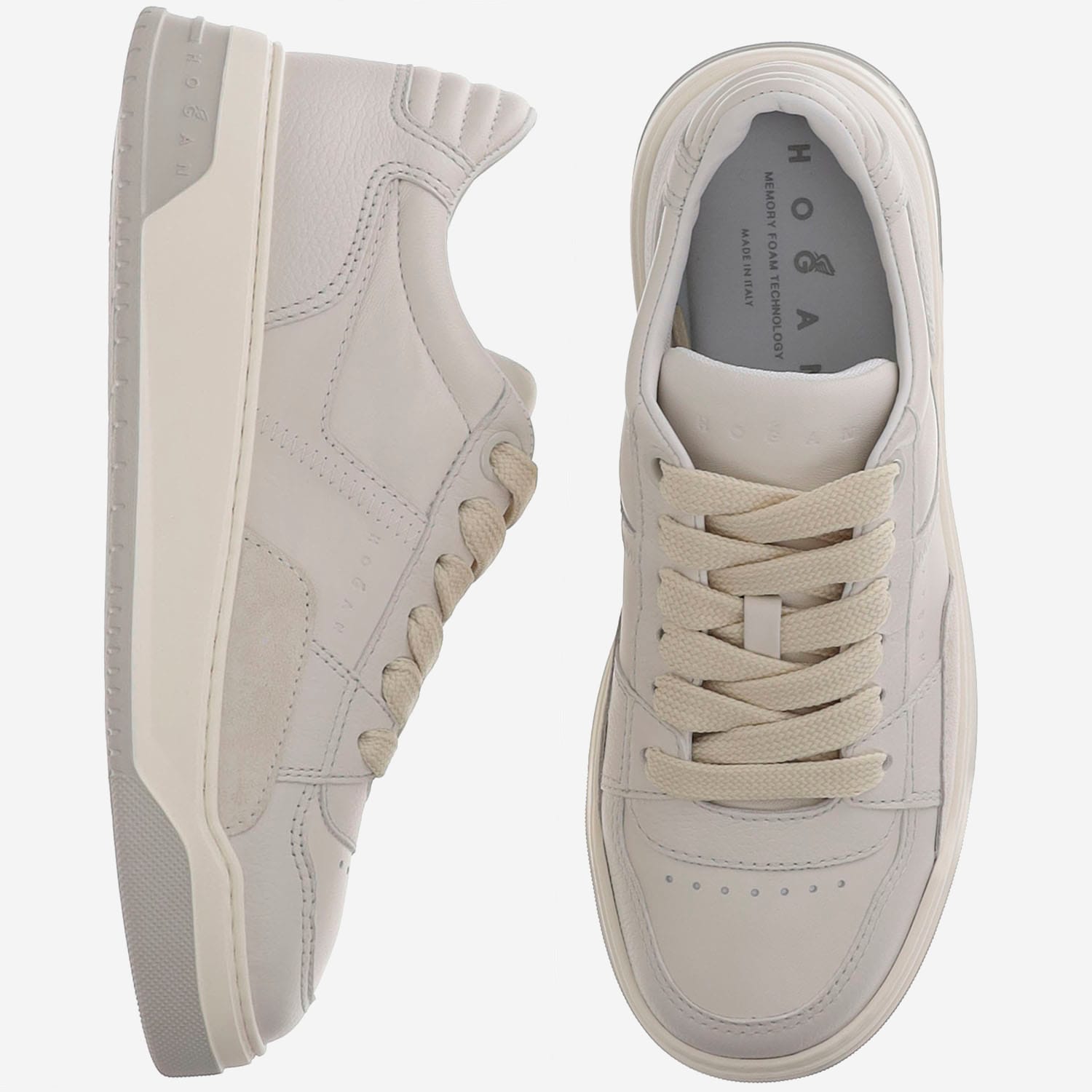 スニーカー HOGAN HXW6670FQ00U61B013 Sneakers Chamallow Bianco Sneakers Hogan Chamallow IVORY for Woman