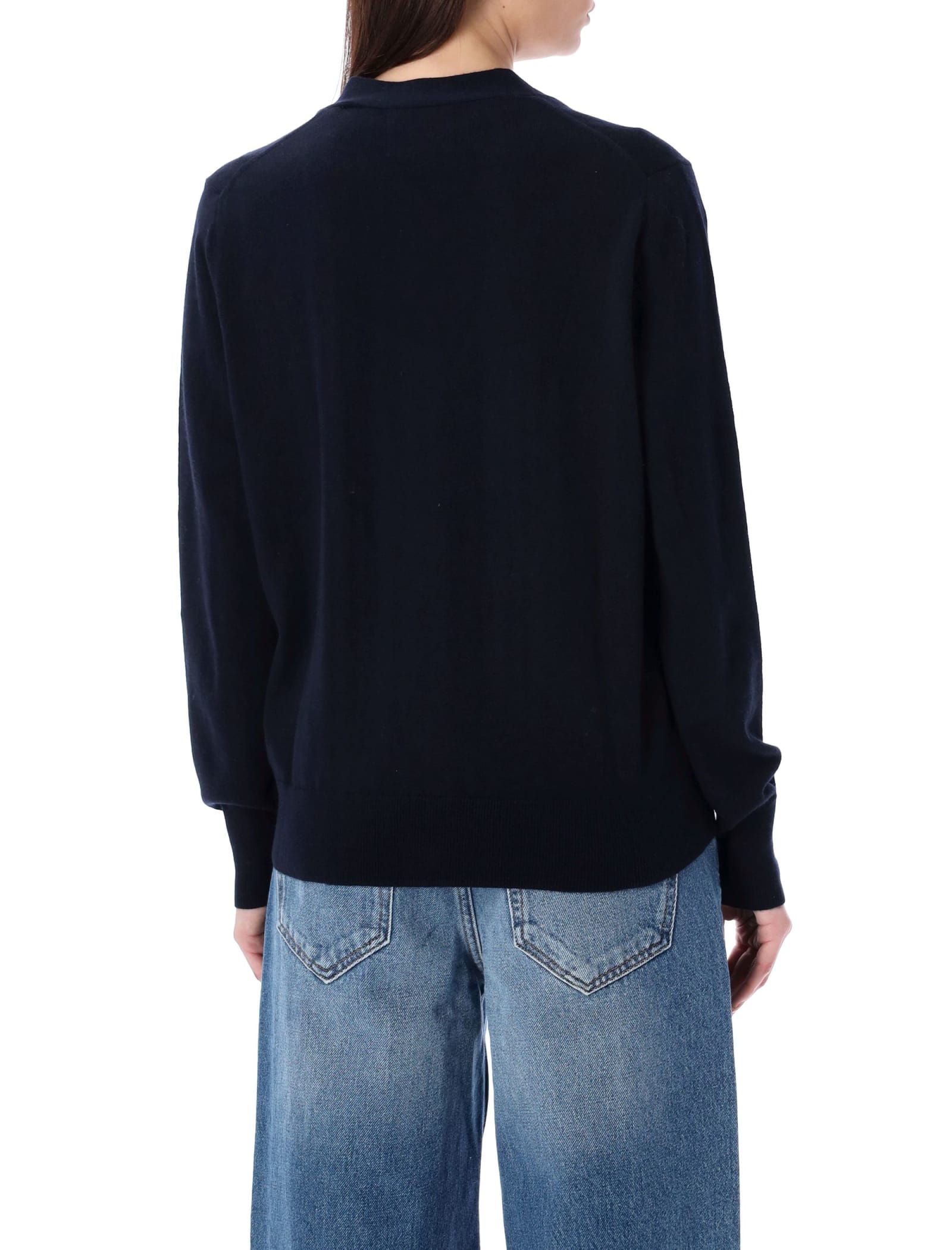 Shop Marant Etoile Karin Cardigan In Midnight