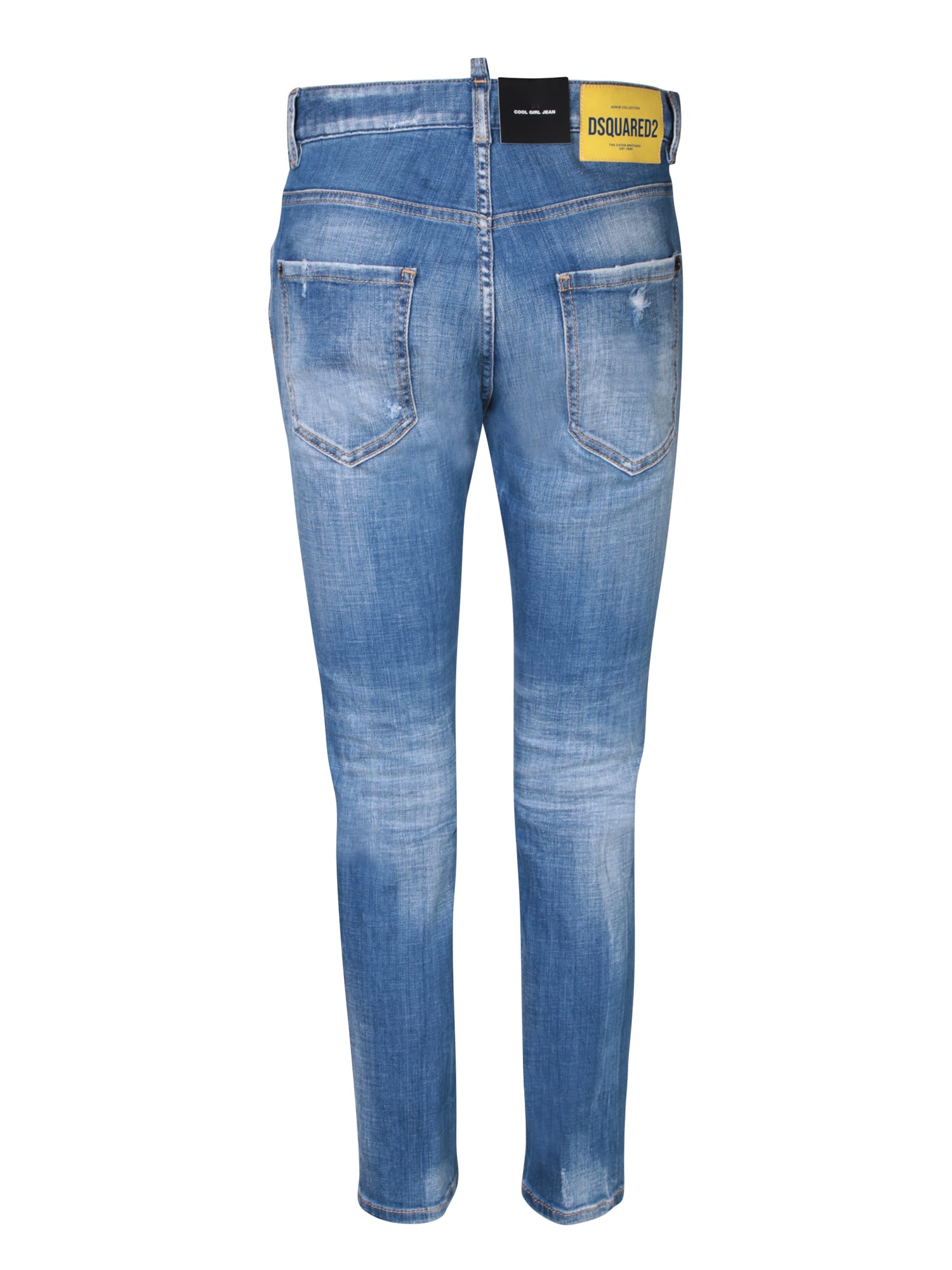 Cool Girl Cropped Jeans In Blue