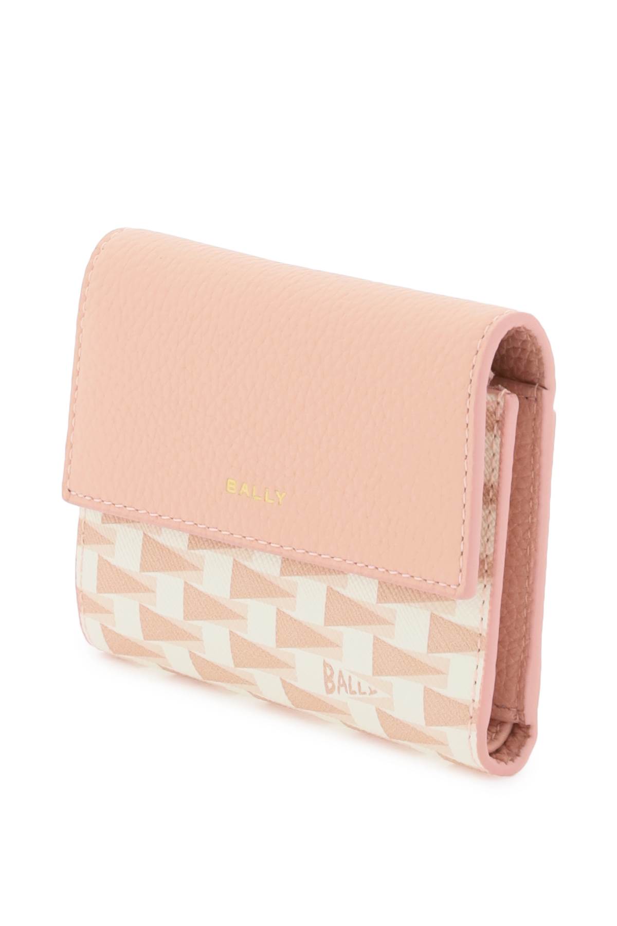 Women's Burberry Blush Tri-Fold Snap Closure Wallet, One Size- Pink