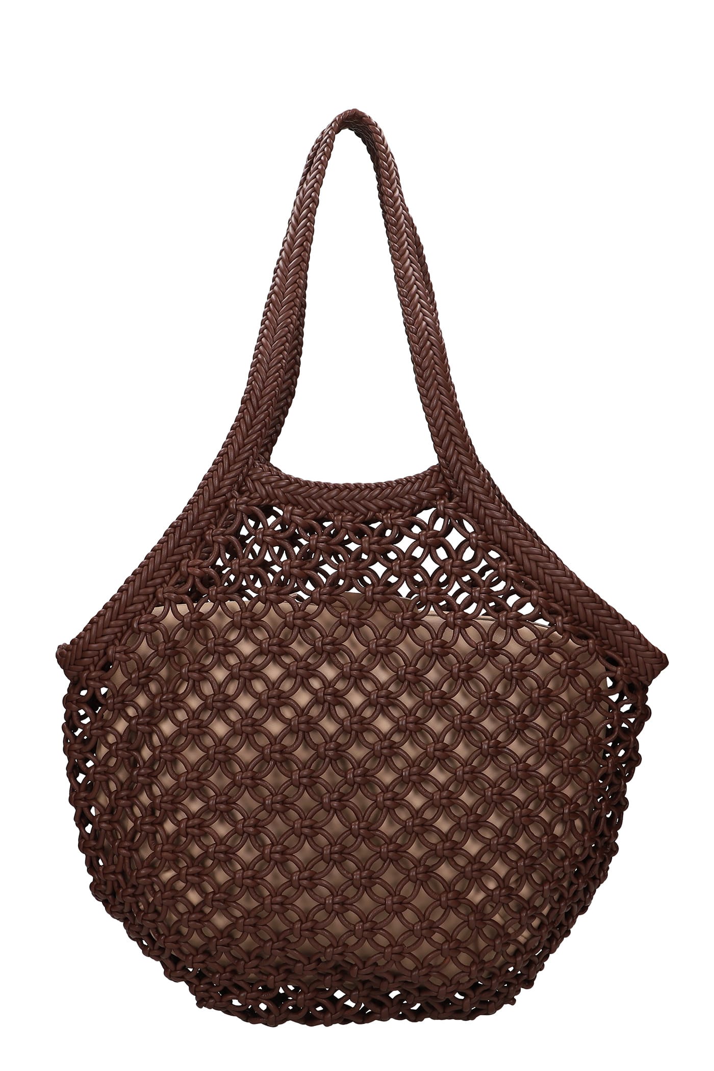 Officine Creative Shoulder Bag In Brown Leather