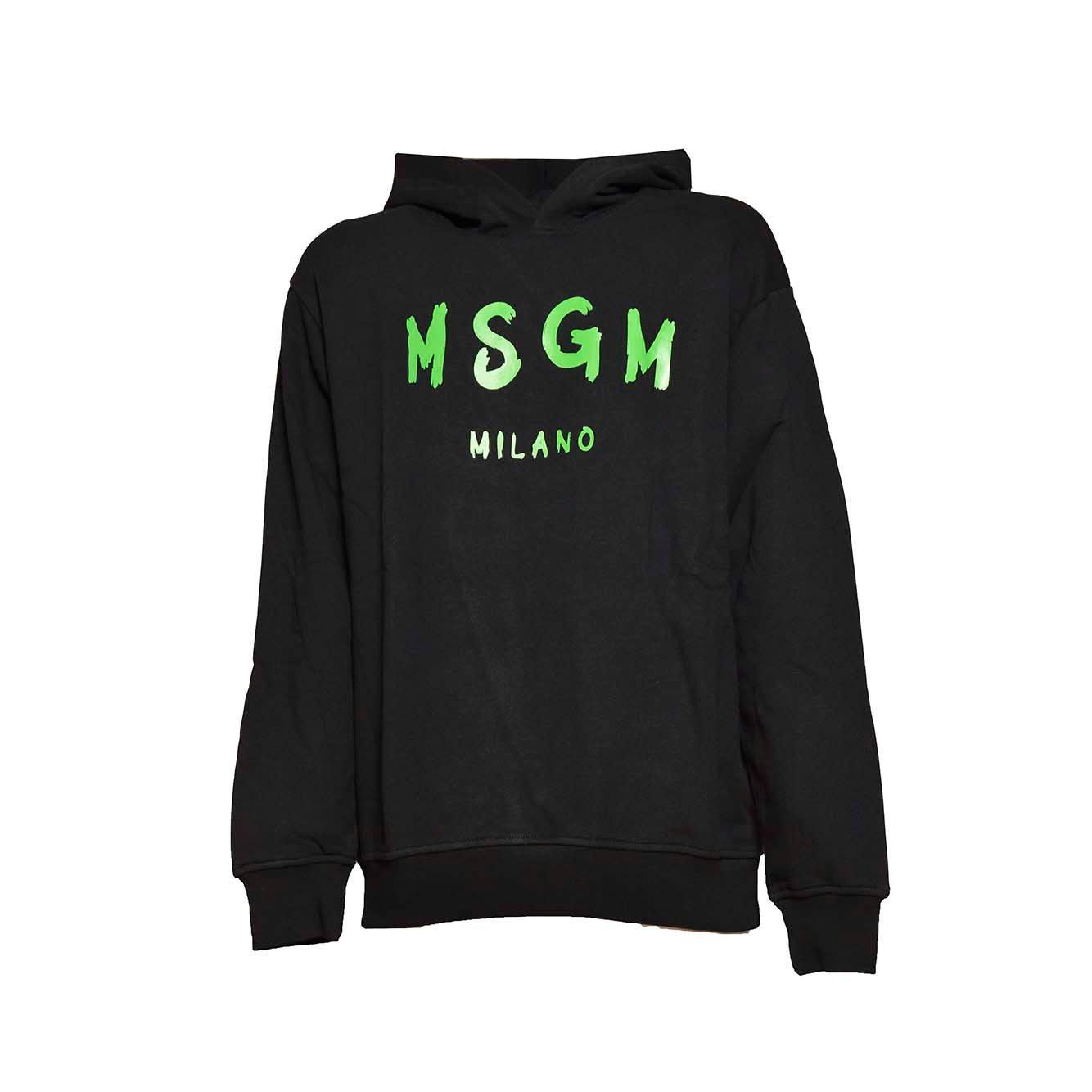 MSGM LOGO PRINTED HOODIE 